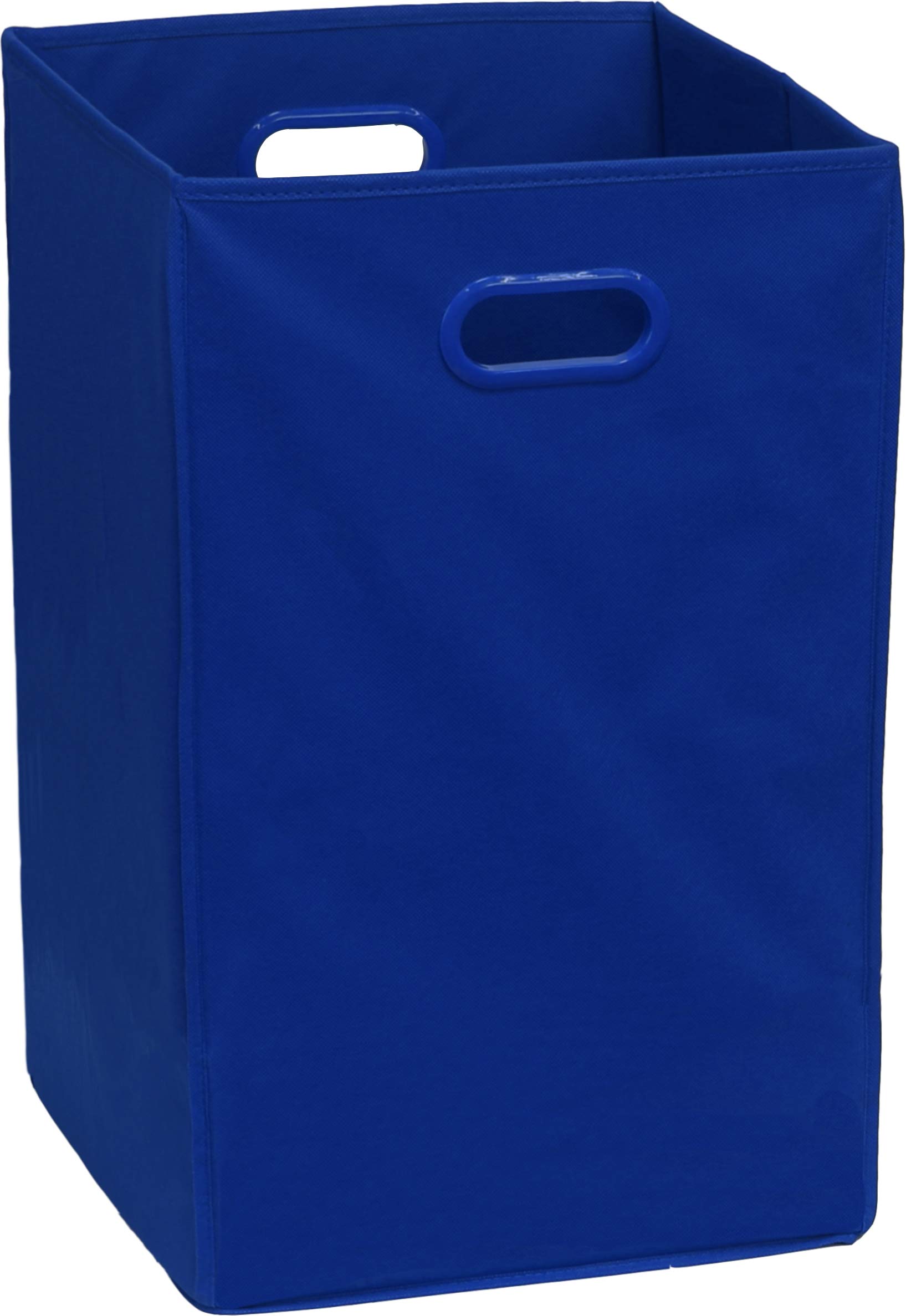 Foldable Laundry Hamper Basket for Closet - Dark Blue, Collapsible Clothes Storage Bin for Bedroom, Dorm, or Travel | Space-Saving Organizer for Dirty Clothes and Linens