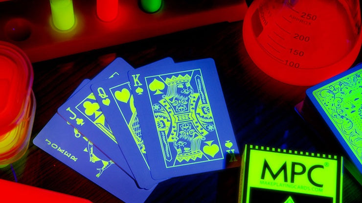 Glow in The Dark Playing Cards - Neon Edition for Poker, Magic Tricks & Nighttime Games | High-Visibility Deck for Ultimate Fun