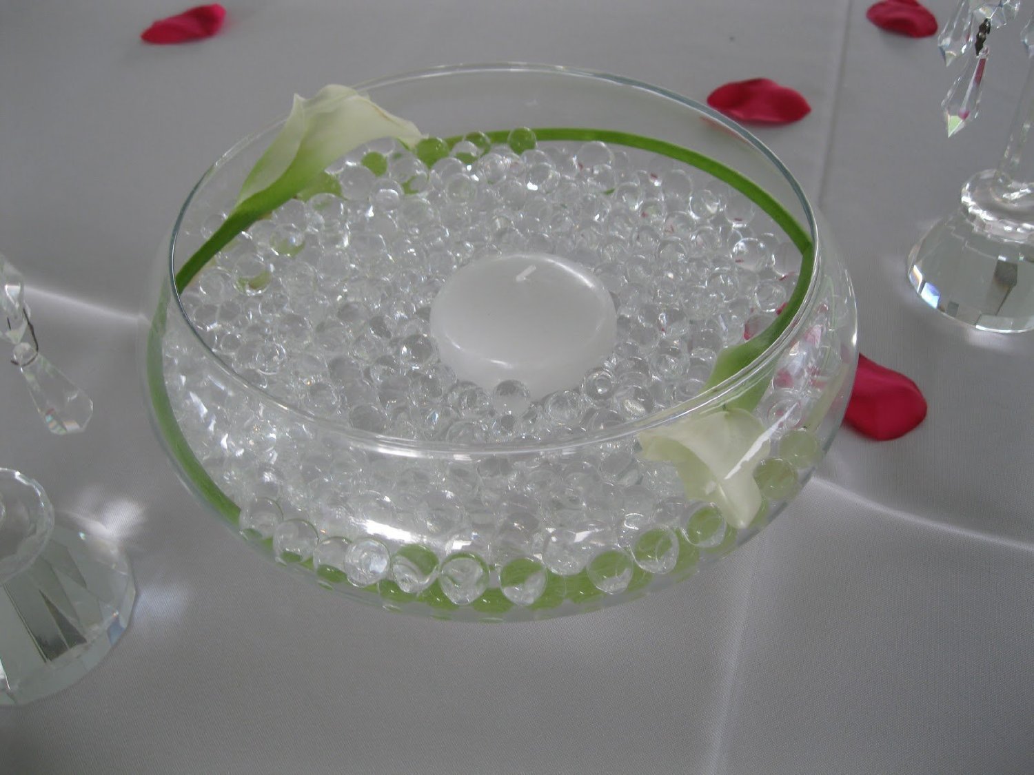 Clear Water Beads for Vase Filler - Non-Toxic Gel Beads for LED Submersible Lights, Tea Lights & Floating Candles | Hydrating Decorative Beads for Plants, Flowers & Bamboo | Perfect for Weddings, Centerpieces & Home Decor