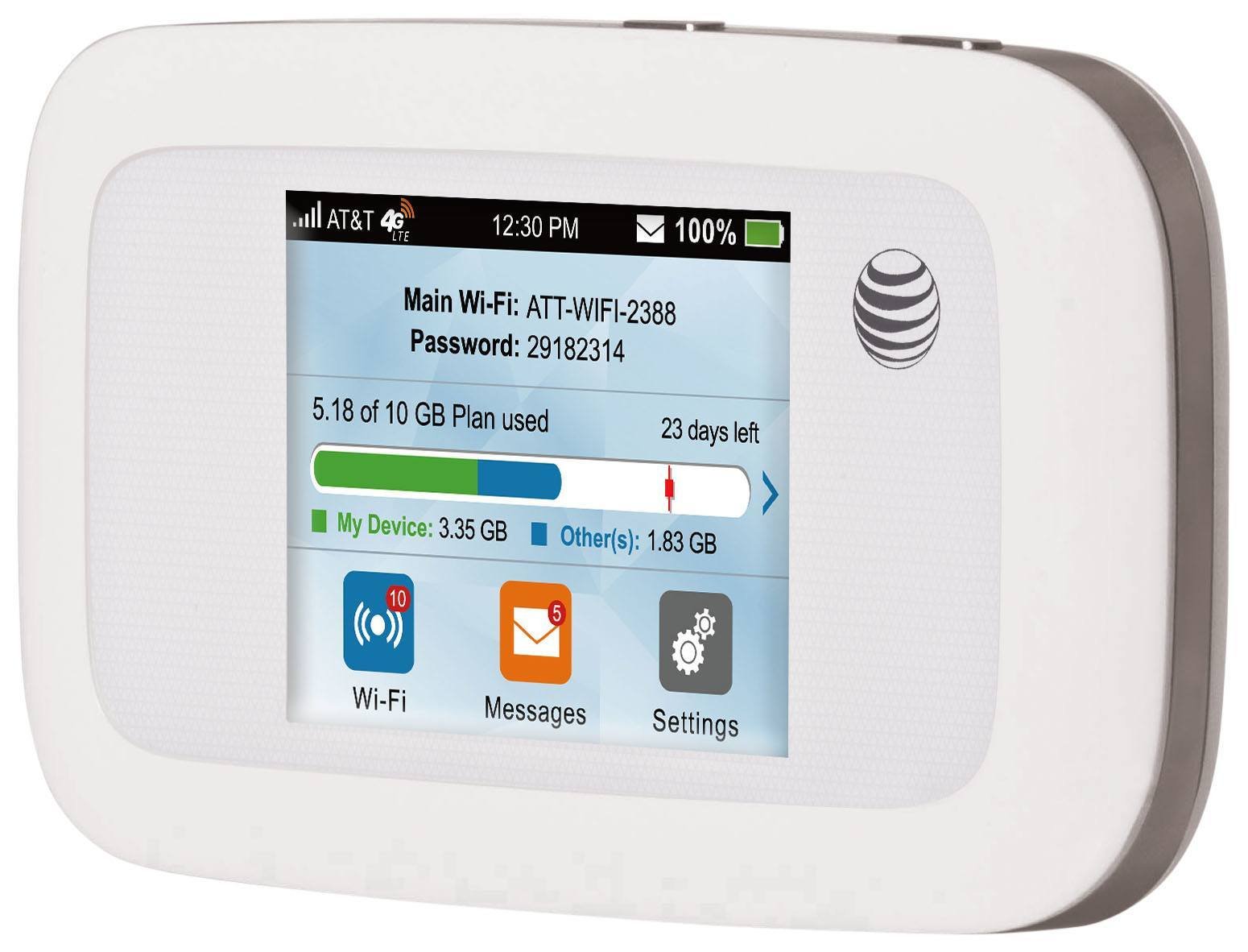 ZTE Velocity MF923 4G LTE Mobile WiFi Hotspot Router - Unlocked GSM, 150Mbps High Speed, Connect 10 Devices - Perfect for Travel, Remote Work & Home Internet Backup (White)