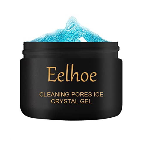 Clean Pore Ice Crystal Gel - Deep Cleansing Facial Cleanser for Sensitive Skin | Gentle Moisturizing, Oil Balancing & Pore Minimizing Treatment (50ml) | Perfect for Daily Skincare Routine & Post-Makeup Cleansing