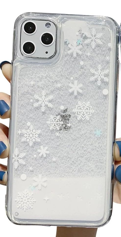 White Flowing Snowflakes