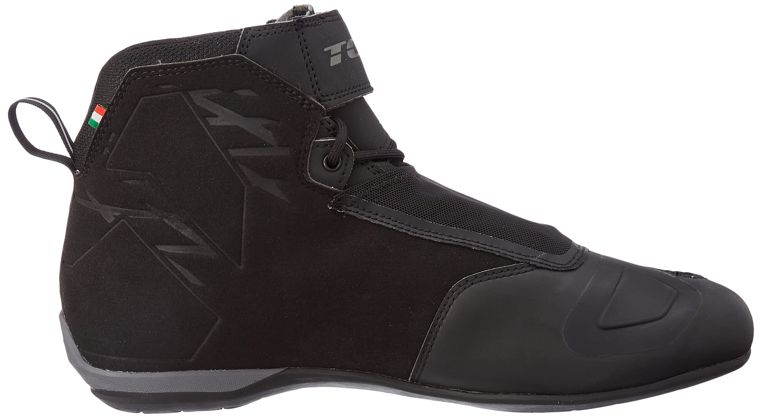 TCX R04D Air Motorcycle Shoes for Men - Black/Grey - Size 41 - Breathable & Protective Riding Boots for Street Biking & Touring
