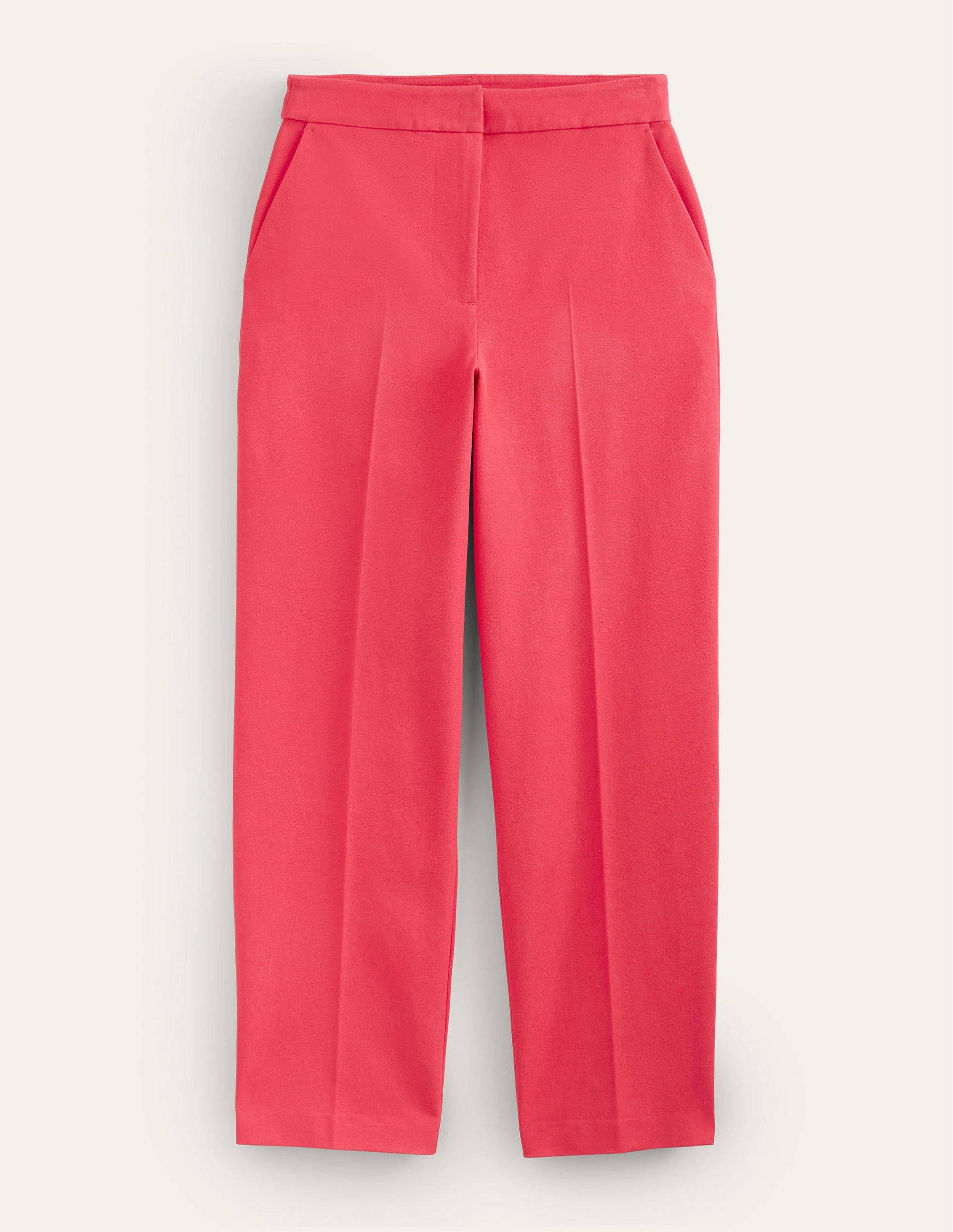 Bi Stretch Straight Pants Camellia - Comfortable Women's Work Pants for Office & Business Casual Wear