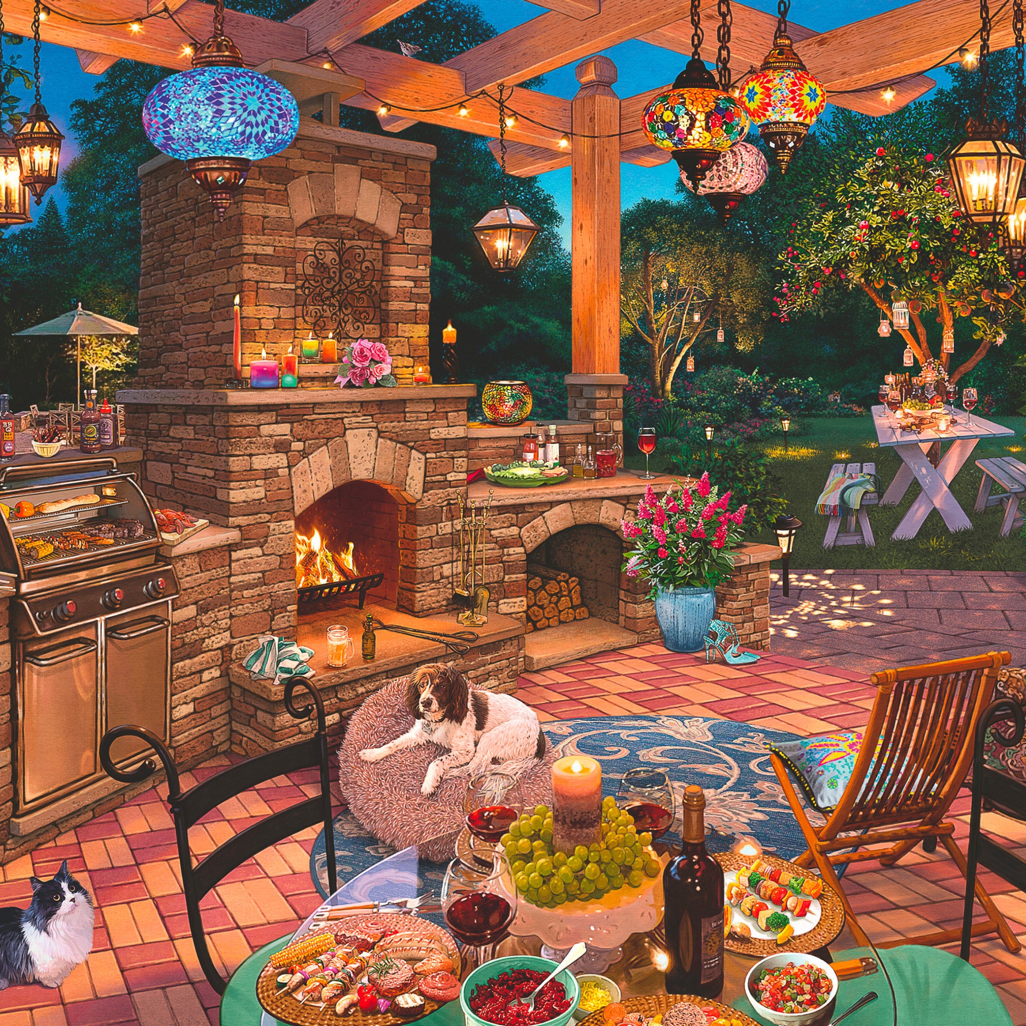 The Garden Kitchen 1000-Piece Jigsaw Puzzle for Adults - Challenging & Relaxing Home Decor & Family Game Night Activity