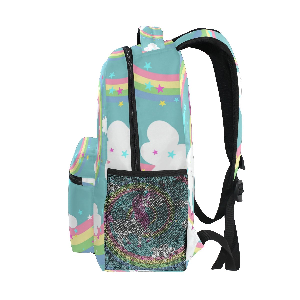 Senya Unicorn Rainbow School Backpack for Boys & Girls - Durable Bookbag & Travel Backpack for Kids - Perfect for School, Day Trips & Outdoor Adventures