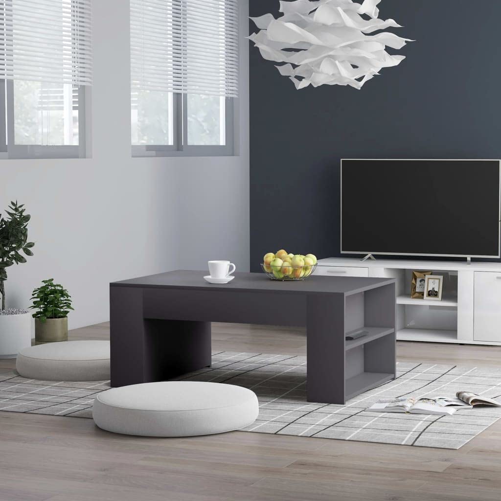 Modern Gray End Table - 39.4