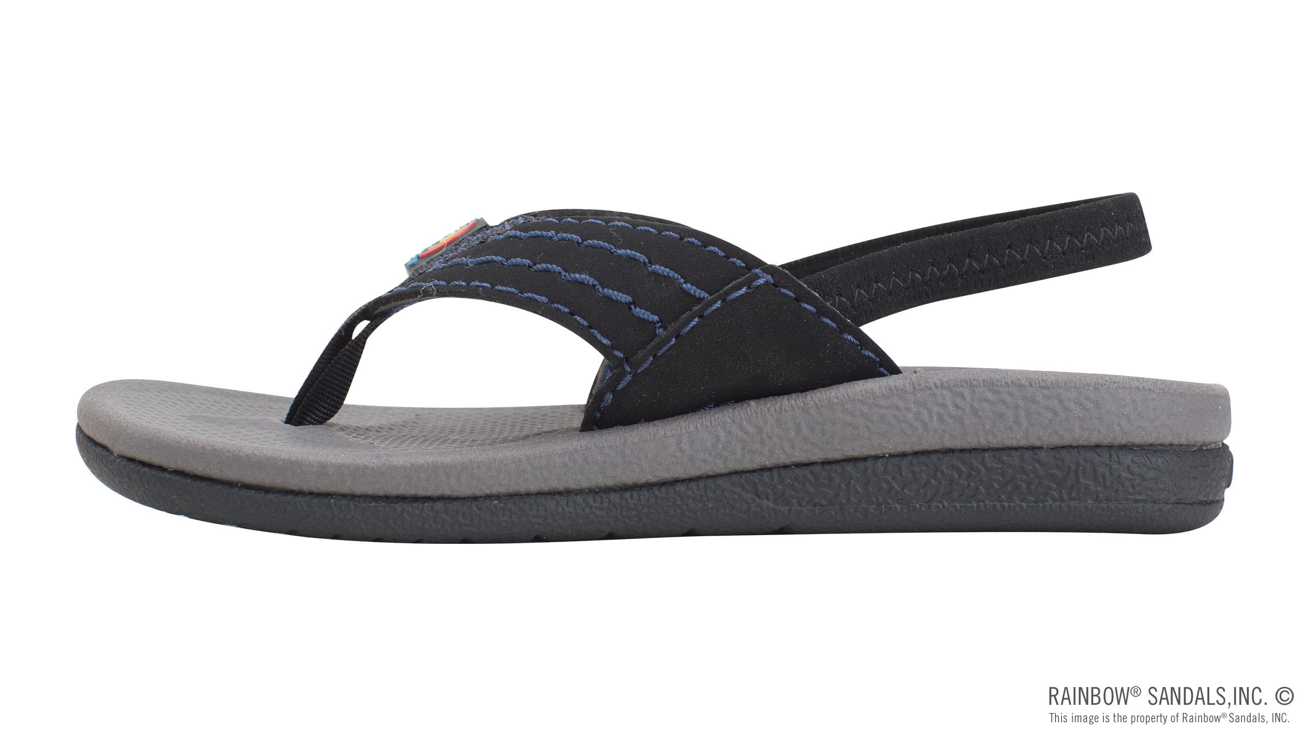 Rainbow Sandals Kids Cape Molded Rubber Sandals - Comfortable Beach & Pool Flip Flops for Boys & Girls