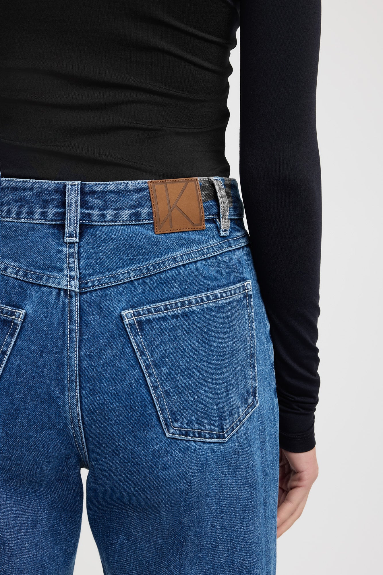 Kai Straight Leg Jeans for Women - High Waist Denim Pants - Comfortable & Stretchy Skinny Fit - Perfect for Casual Wear, Office & Date Night