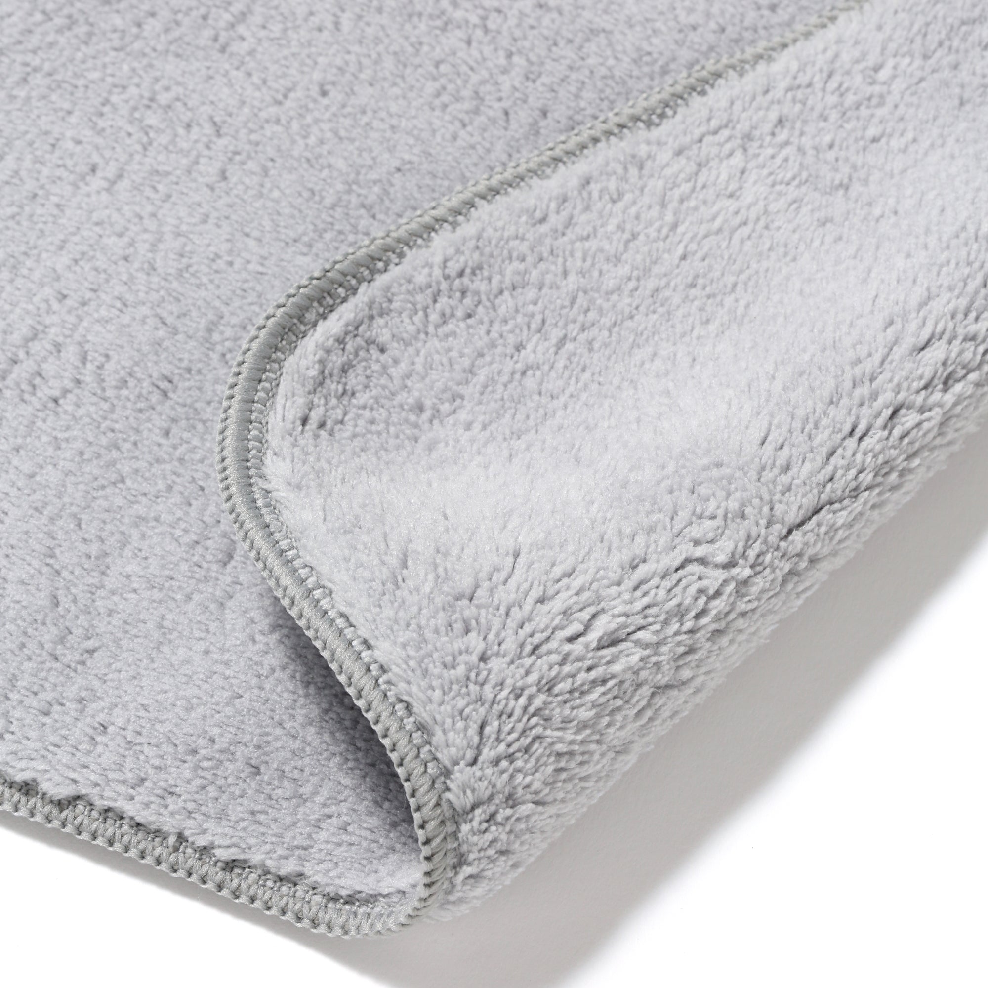 Premium Microfiber Face Towel - Soft & Absorbent Gray Facial Towel for Skincare, Makeup Removal & Gym Use