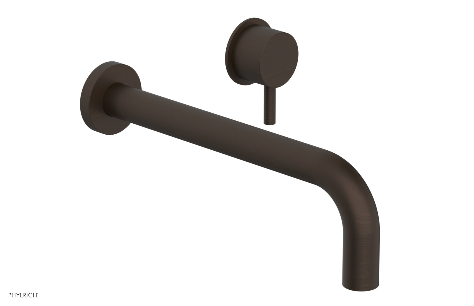 Basic II 10 Single Handle Wall Mount Lavatory Faucet Set with Lever Handle - 230 15 10 - Perfect for Bathroom Sink, Powder Room & Guest Bath Installation