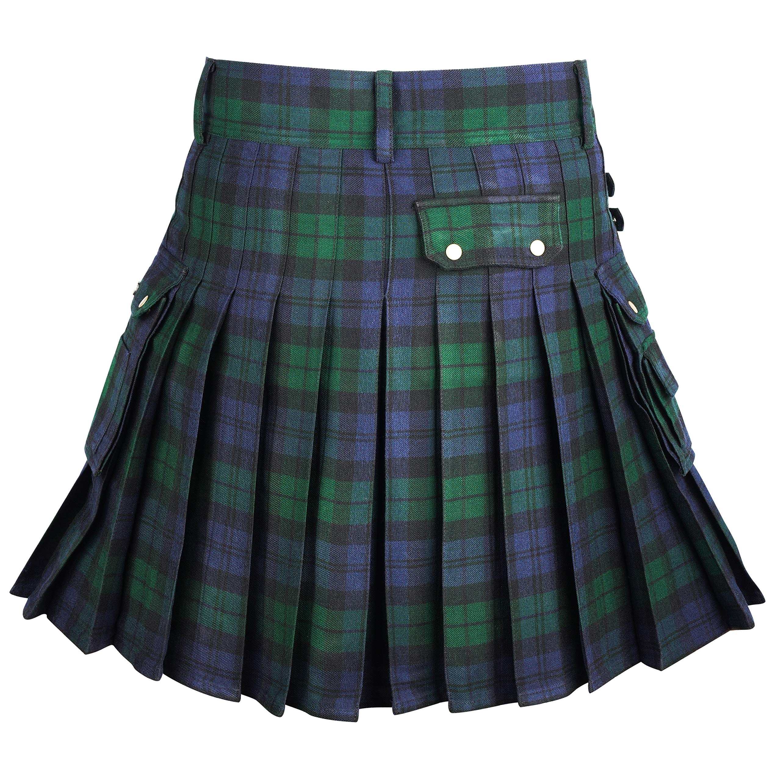 Custom Plus Size Men's Heavyweight 16oz Tartan Utility Kilt - Perfect for Renaissance Fairs, Scottish Events & Outdoor Adventures