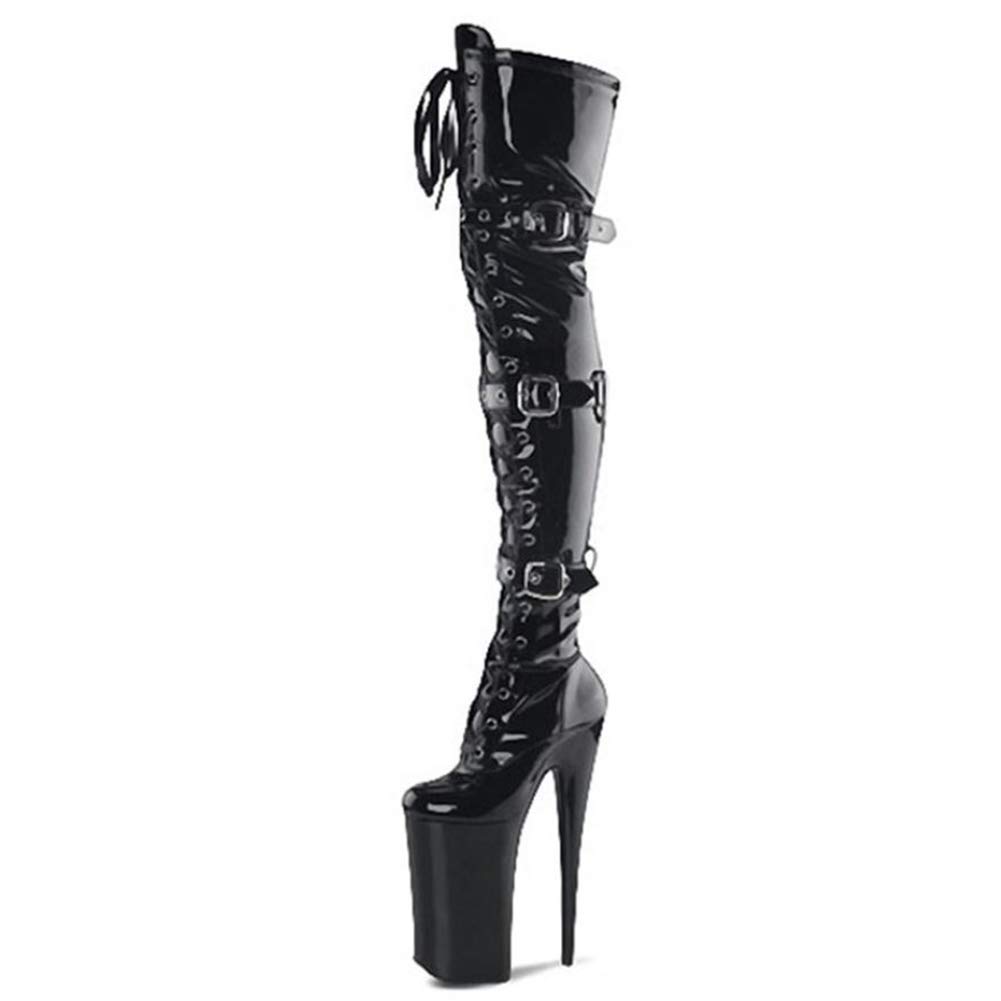 Skapee 15CM Women's High Heel Platform Boots - Stiletto Heels for Plus Size - Perfect for Parties, Nightclubs & Evening Events