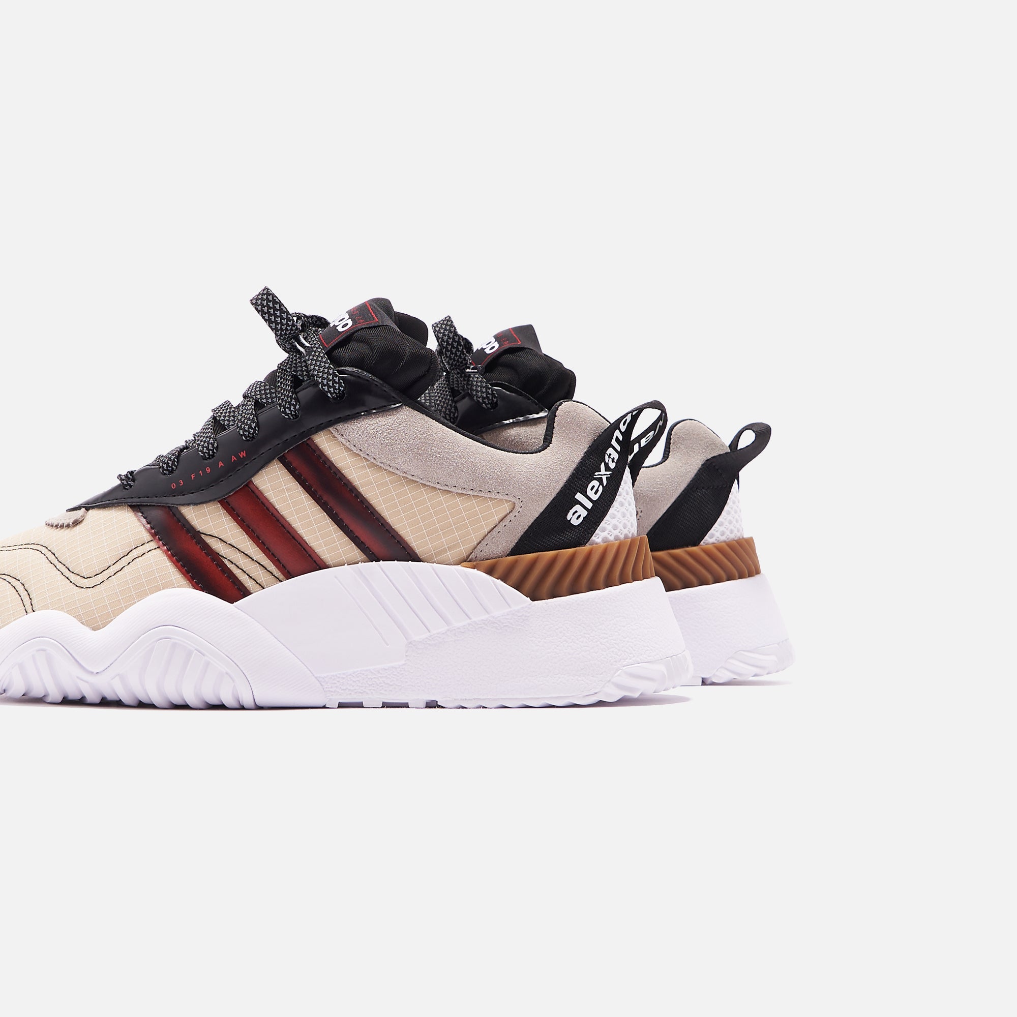 adidas by Alexander Wang Turnout Trainer Sneakers - Core Black & Light Brown | Stylish Running & Casual Wear for Men & Women