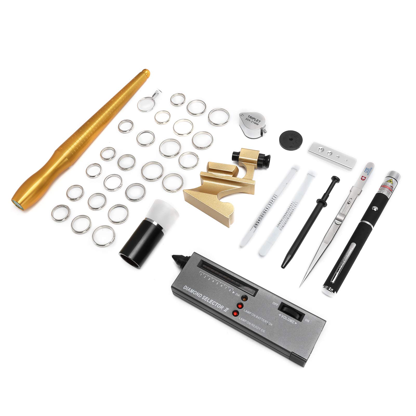 Professional Diamond Tester Pen - Accurate Jewelry Testing Tool for Gemstones, Rings & Engagement Rings | Perfect for Jewelers, Pawn Shops & Home Use | Wedding, Prospecting & Jewelry Display Scenarios