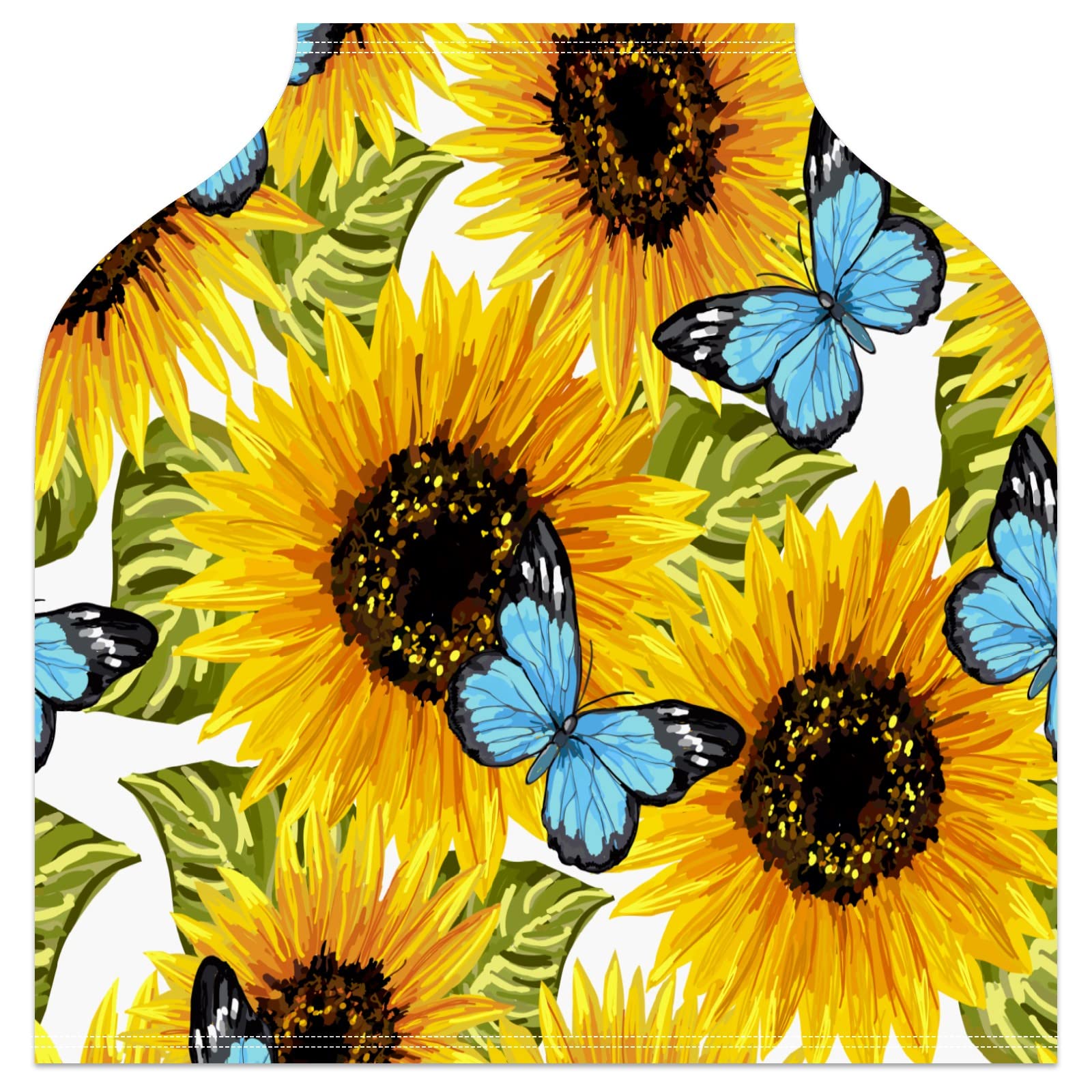 Sunflower & Butterfly Baby Car Seat Cover - Soft, Breathable & Stretchy Nursing Cover for Boys & Girls - Multi-Use Infant Stroller Canopy & Breastfeeding Scarf - Perfect for Travel, Shopping & Outdoor Activities