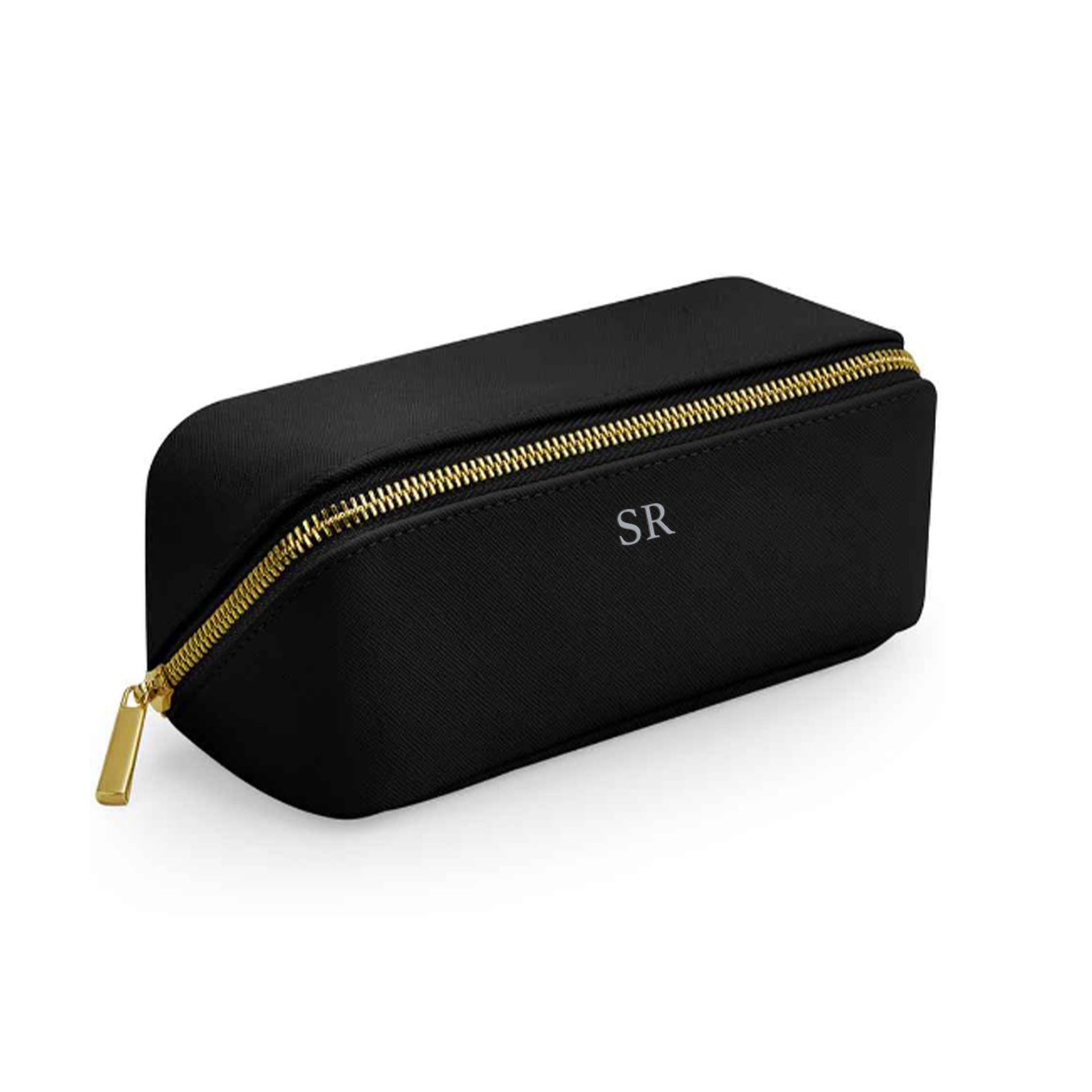Carnaby Embossed Monogram Open Flat Mini Accessory Case - Stylish Organizer for Jewelry, Makeup & Travel Essentials | Perfect for Gifts & Daily Use