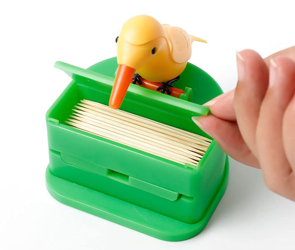Adorable Cartoon Bird Toothpick Holder - Kitchen & Party Decoration, Housewarming Gift for Women & Moms | Perfect for Home, Kitchen, Dining Table & Hostess Gifts