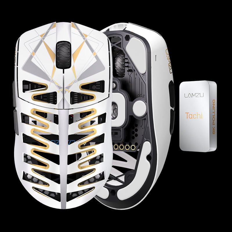 LAMZU Tachi Wireless Gaming Mouse - Lightweight, Ergonomic Design for PC & Mac - Perfect for FPS, MOBA, and Esports Gaming