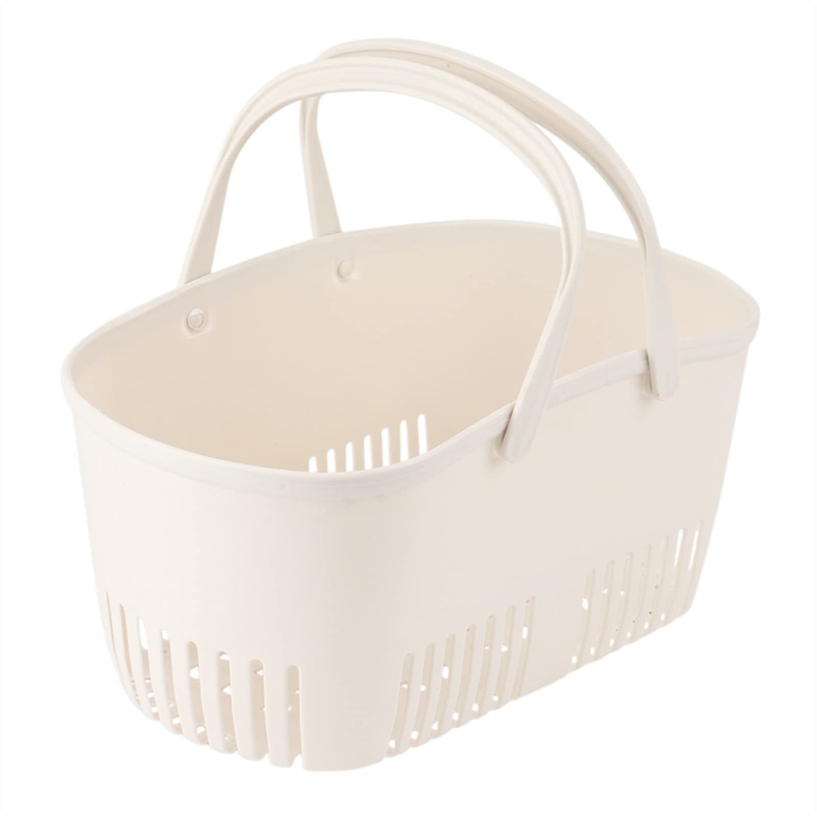 Portable Plastic Bath Basket for Shower & Bathroom Storage - Multi-Color Organizer for Toiletries, Cosmetics & Essentials - Ideal for Students, Dorm, Travel & Spa Use