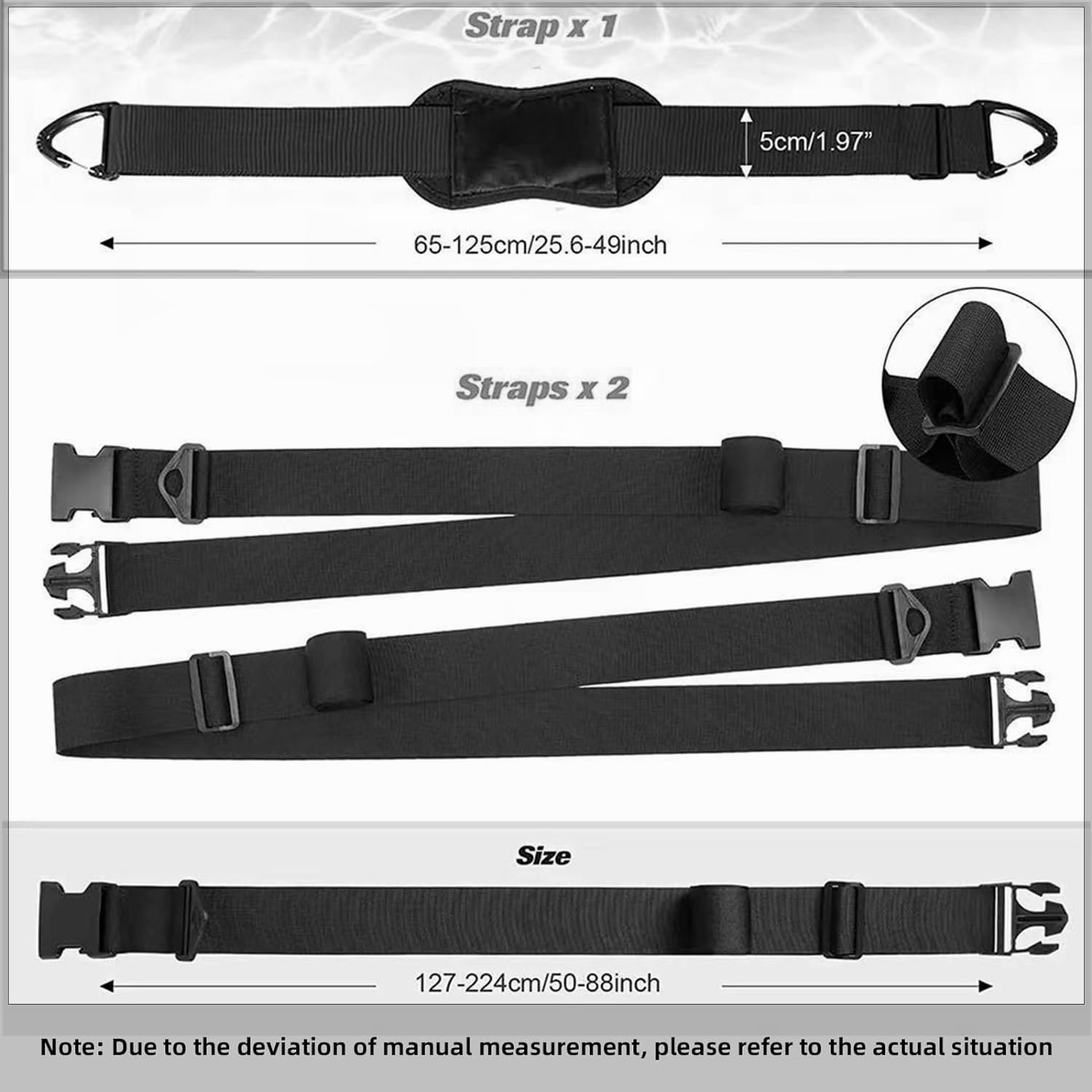 **Hands-Free Kayak & SUP Shoulder Strap - Adjustable Padded Carrying Sling for Surfboard, Paddle Board, Canoe Accessories - Perfect for Beach, Lake & Water Sports**
