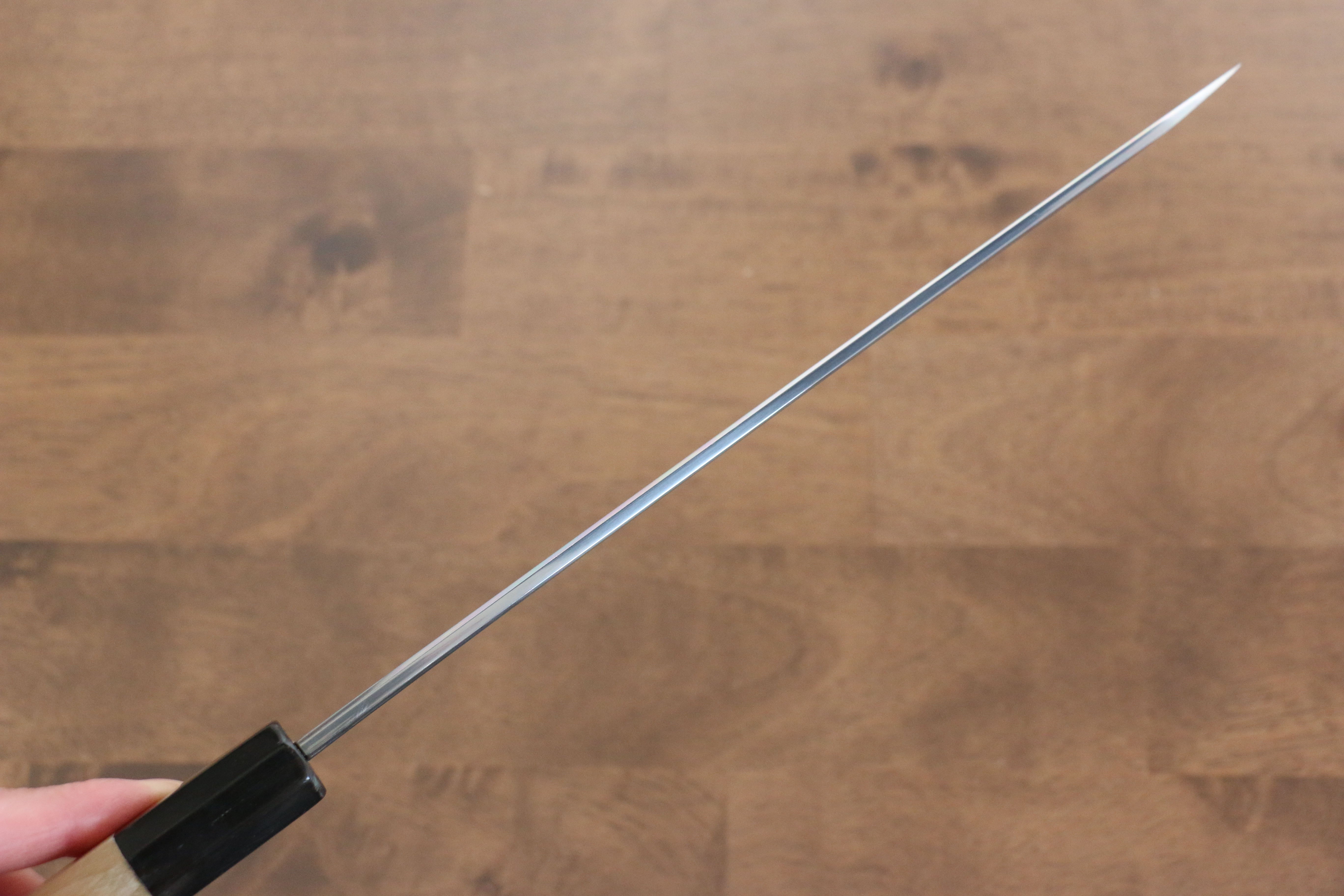 Premium Kikuzuki White Steel No.2 Kasumitogi Yanagiba 240mm Sushi Knife with Magnolia Handle - Perfect for Sushi Chefs & Japanese Cuisine Preparation