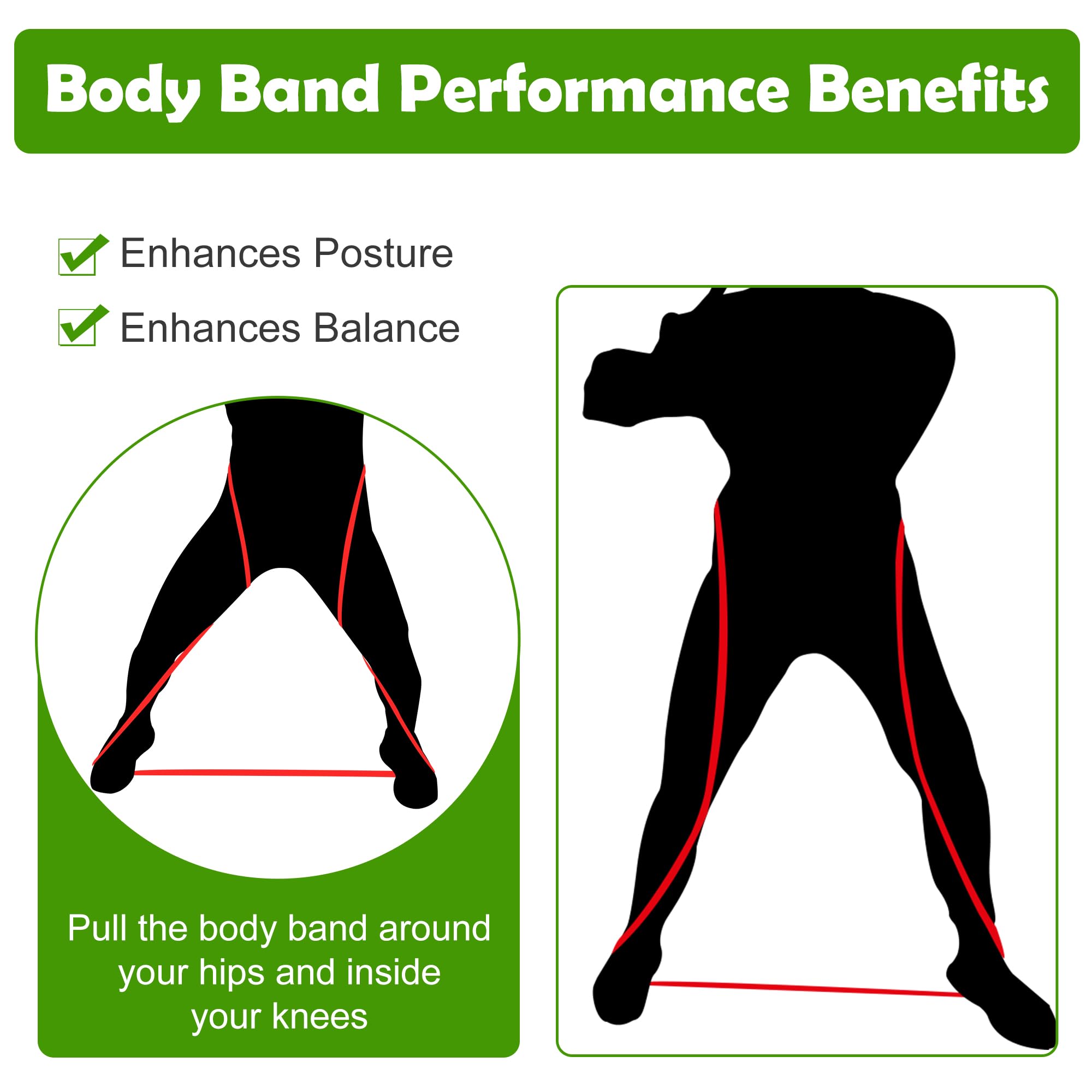 Codree Baseball Swing Trainer Bands - Elastic Baseball & Softball Hitting Resistance Bands for Batting Practice - Improve Batting Power & Arm Strength - Perfect for Baseball Training, Batting Cages & Home Practice Drills