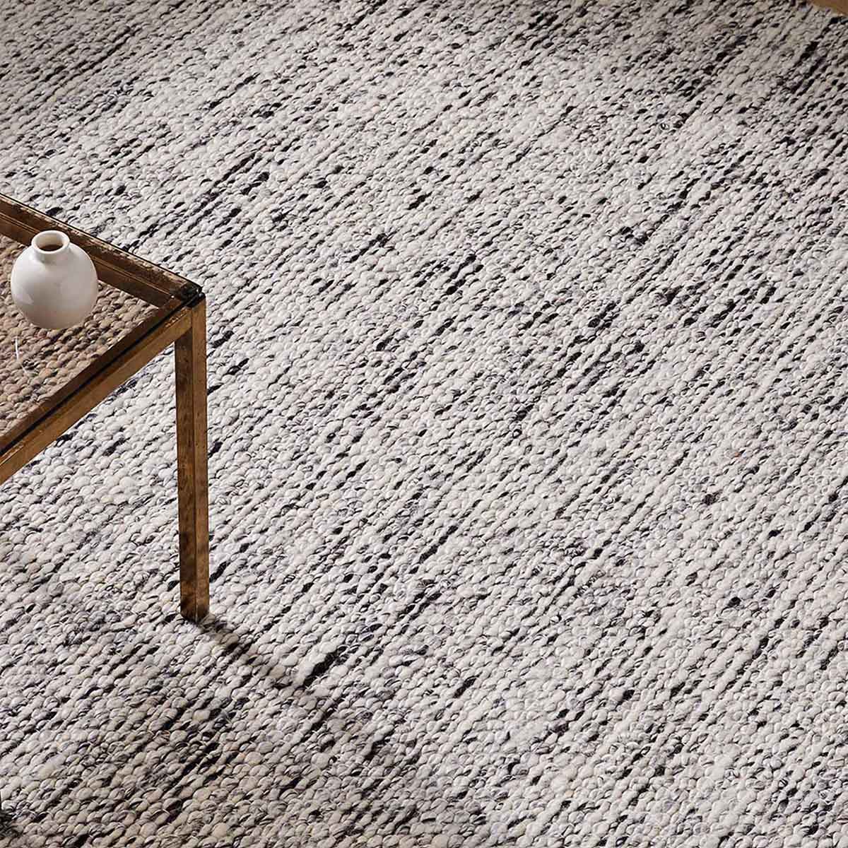 Handwoven Dolomite Rug - Soft & Durable Natural Fiber Area Rug for Living Room, Bedroom, or Boho Home Decor