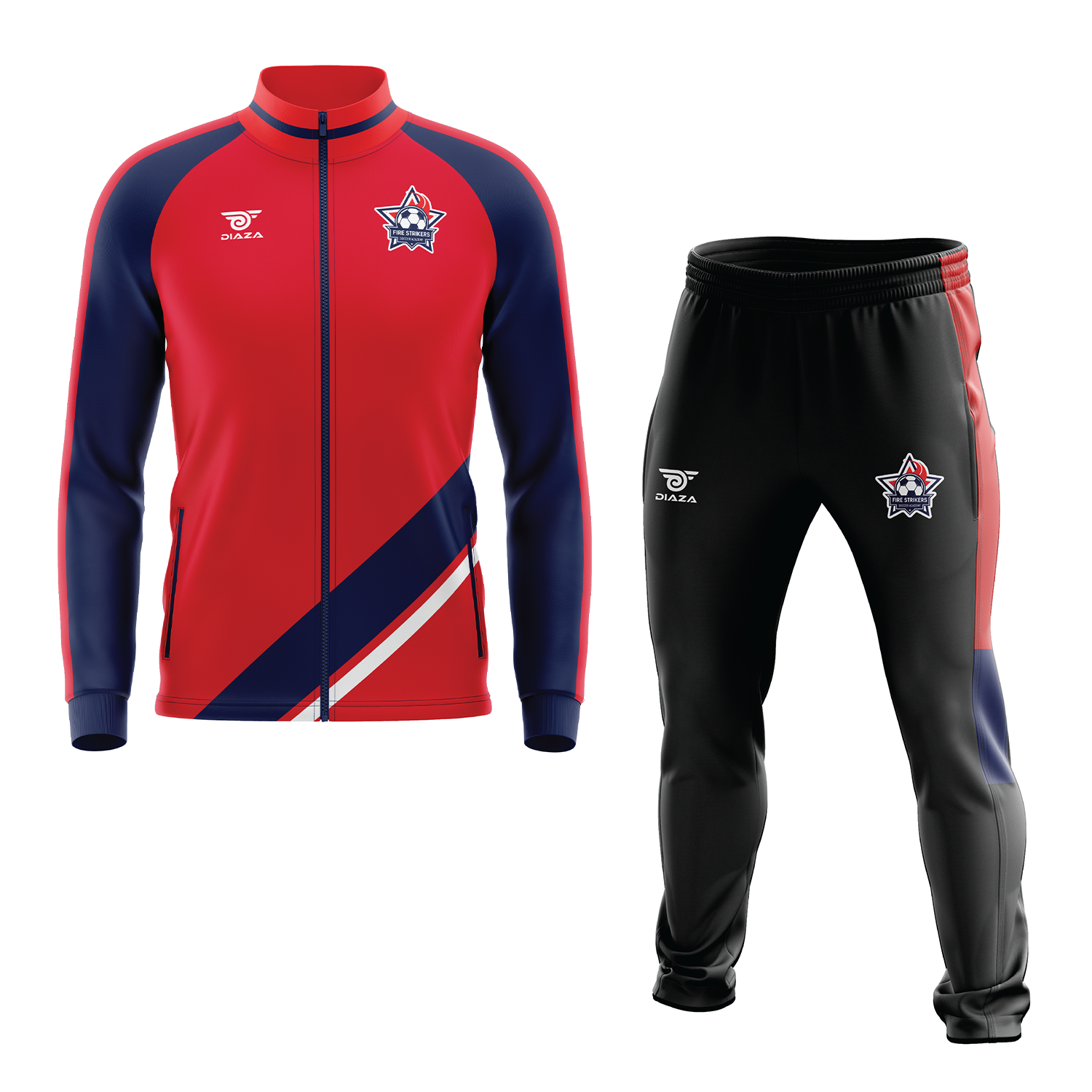 Premium Fire Striker Tracksuit for Men & Women - Lightweight Athletic Jogging Suit with Moisture-Wicking Fabric - Perfect for Gym, Running, and Casual Streetwear
