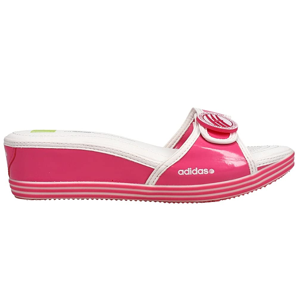 adidas Women's Kelly Slide Sandals - Casual Comfort Pink Sandals for Beach, Pool & Summer Outfits