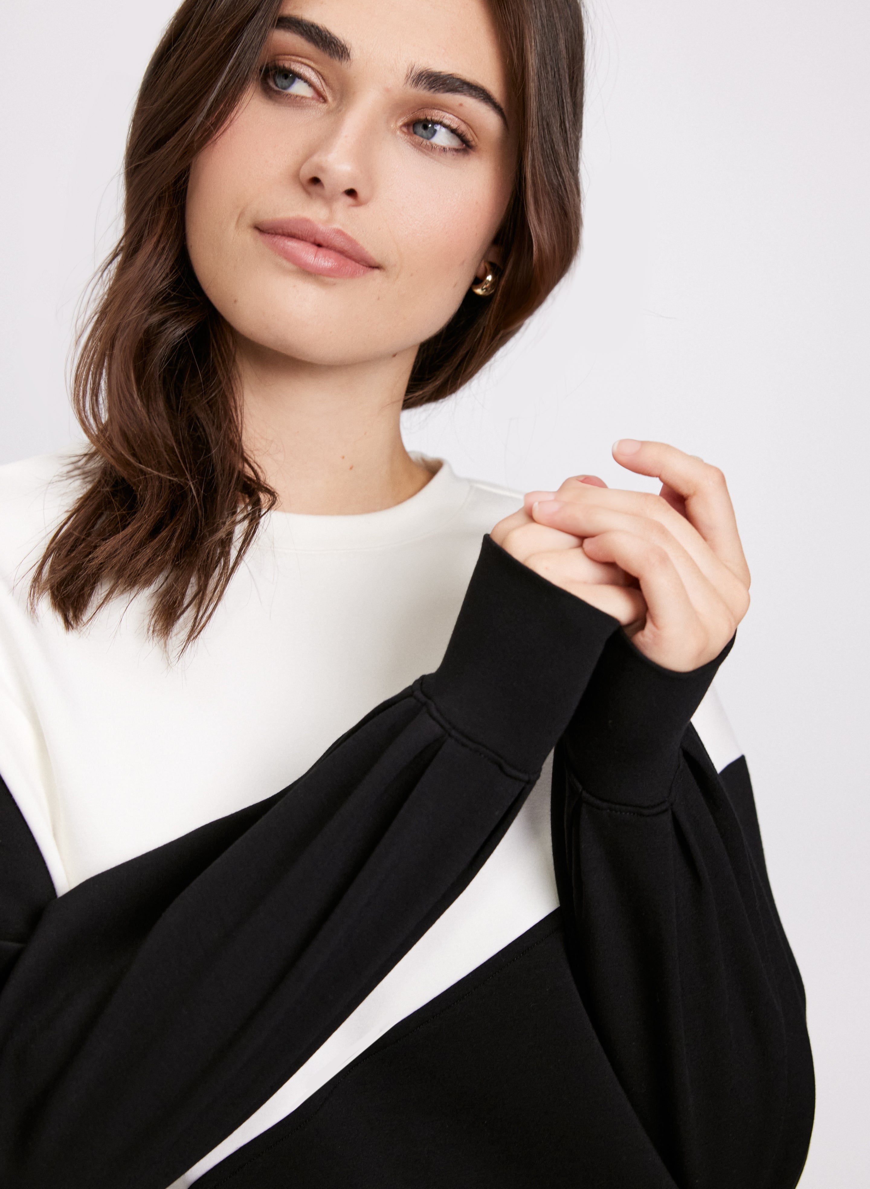 Stylish Colour Block Long Sleeve T-Shirt for Women | Trendy Casual & Work Wear | Perfect for Office, Outings & Layering