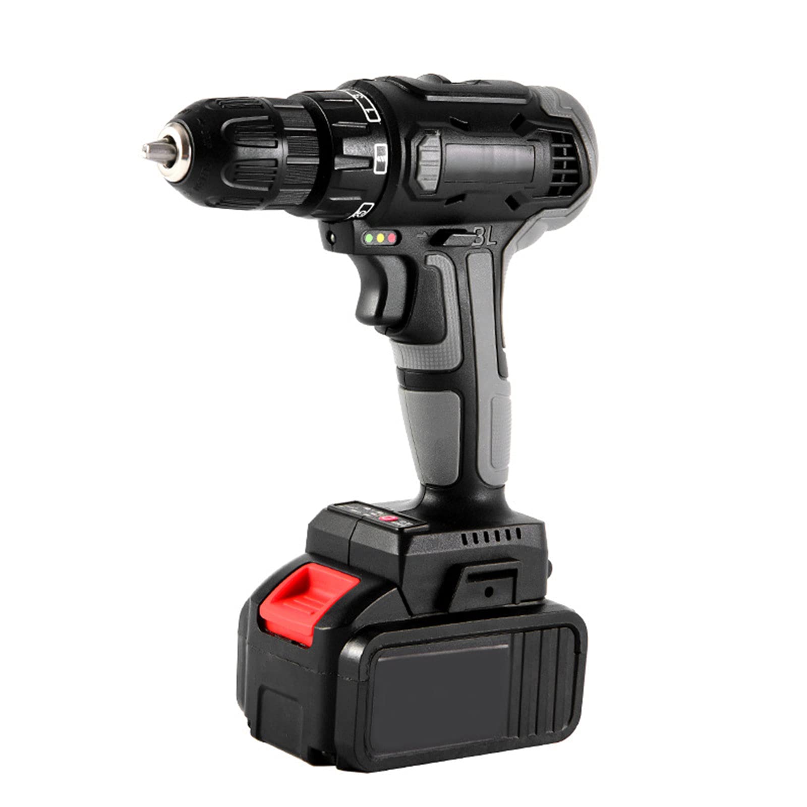 Rechargeable Electric Screwdriver - Brushless 2-Speed Lithium Battery Drill with LED Light for Home DIY, Woodworking & Furniture Assembly | Compact Cordless Power Tool for Professionals & Hobbyists