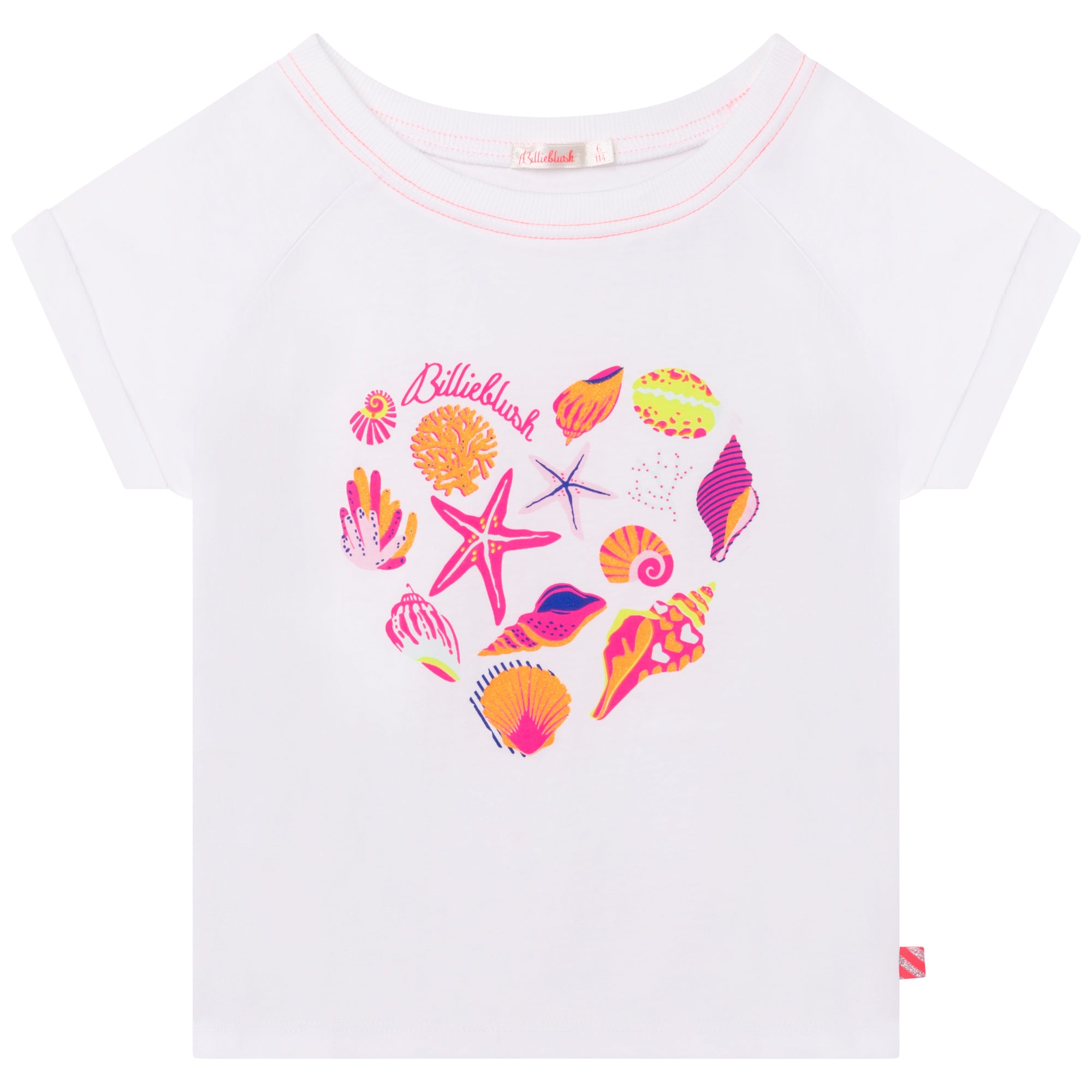Billieblush Women's Spring Short Sleeve T-Shirt - Soft Cotton Casual Tee for Everyday Wear - White - Perfect for Outfits, Layering & Spring Fashion