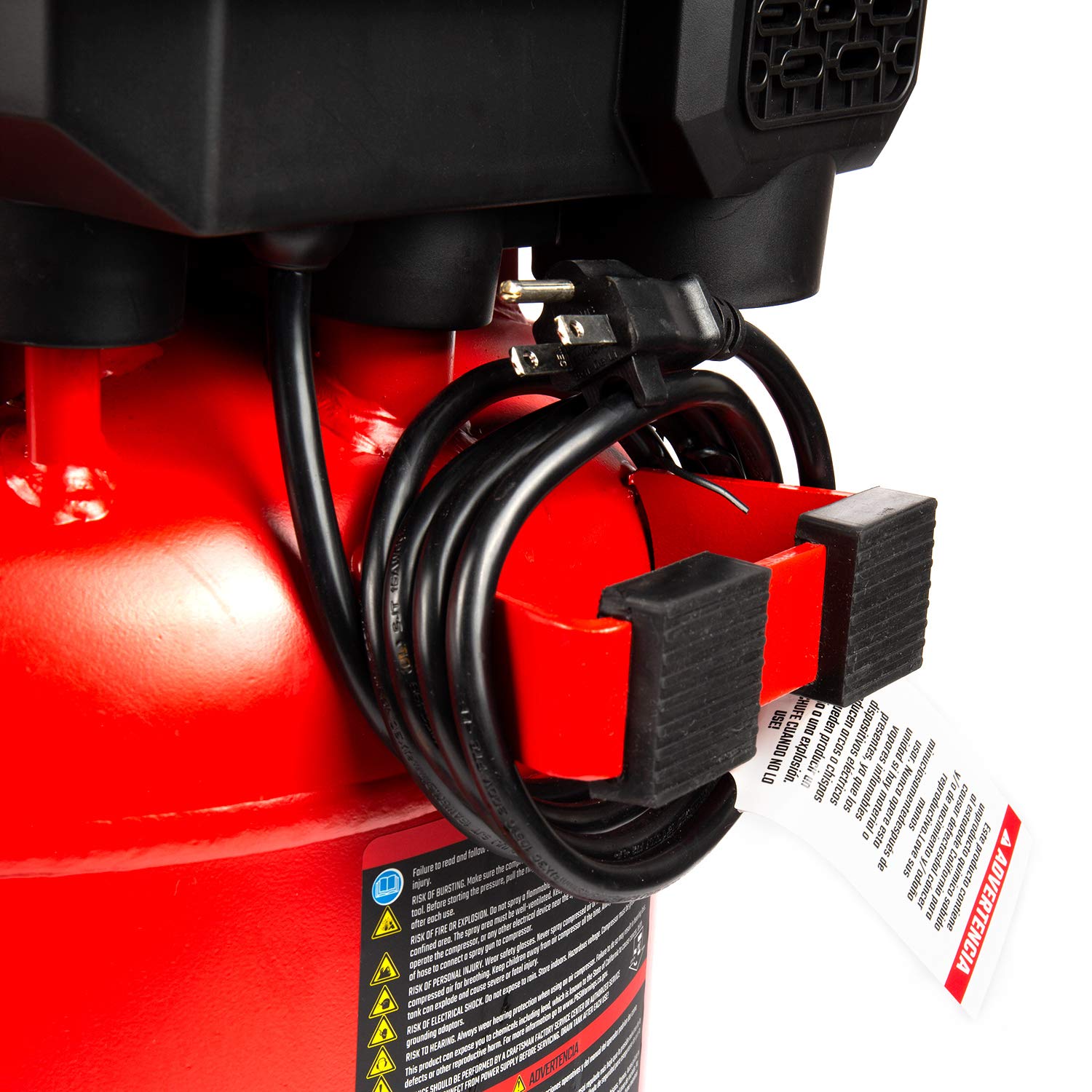 Craftsman 10 Gallon 1.8 HP Oil-Free Air Compressor - 150 PSI Max, Vertical Portable Air Tool for Home Garage & Workshop (Model CMXECXA0331042) - Perfect for Inflating Tires, Powering Nail Guns & Airbrushing