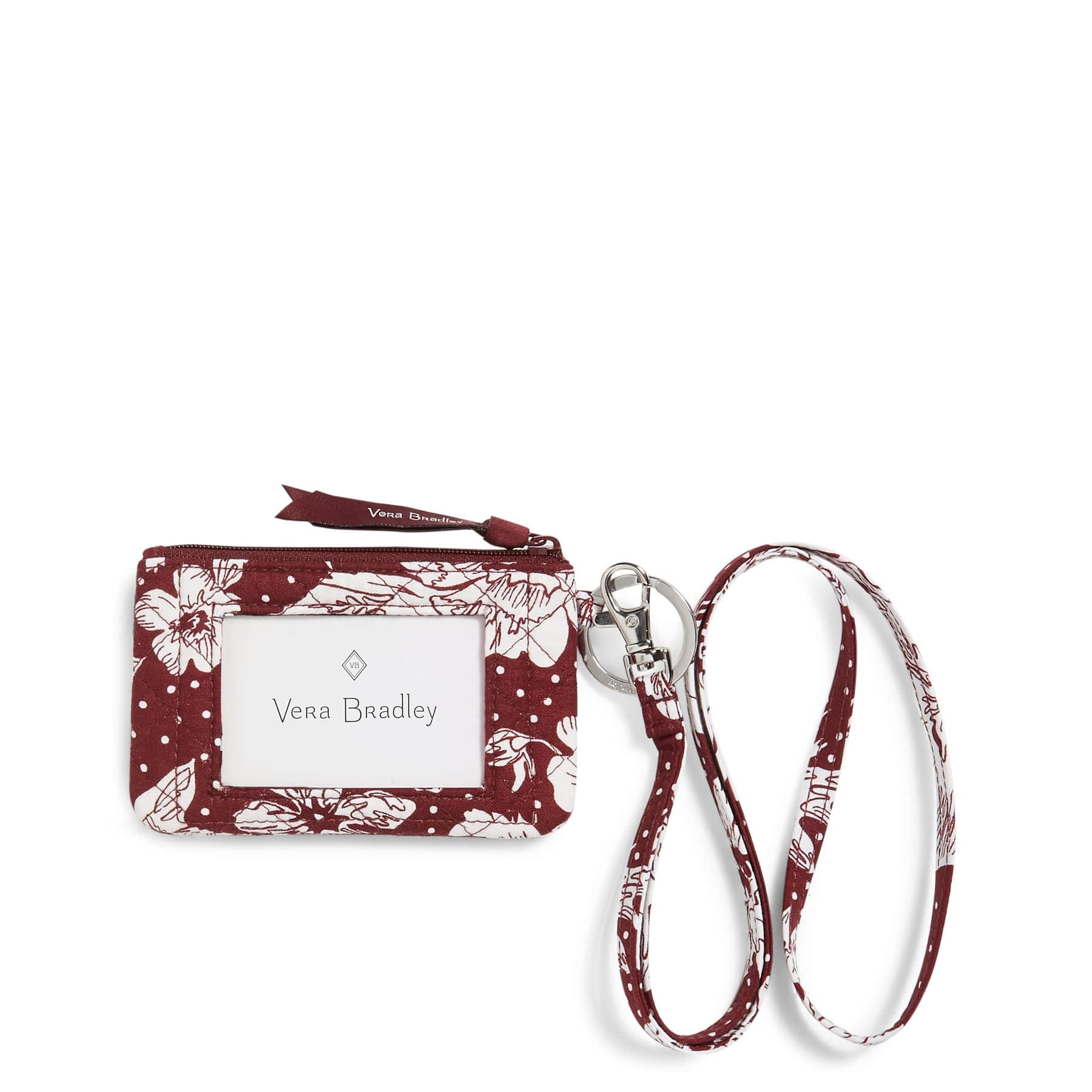 Custom Collegiate Zip ID Lanyard with Keychain - Durable School ID Badge Holder for Students, Teachers & Staff - Perfect for Campus, Work & Events