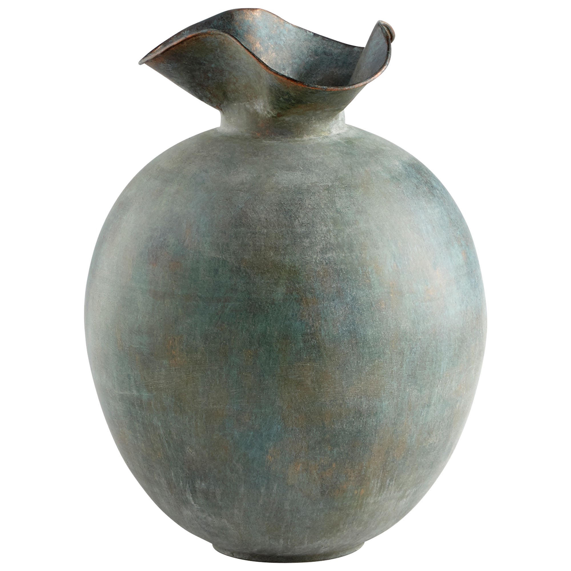 Cyan Design 09631 Pluto Vase - Gold Patina Medium Size - Elegant Home Decor for Living Room, Dining Table & Wedding Centerpieces