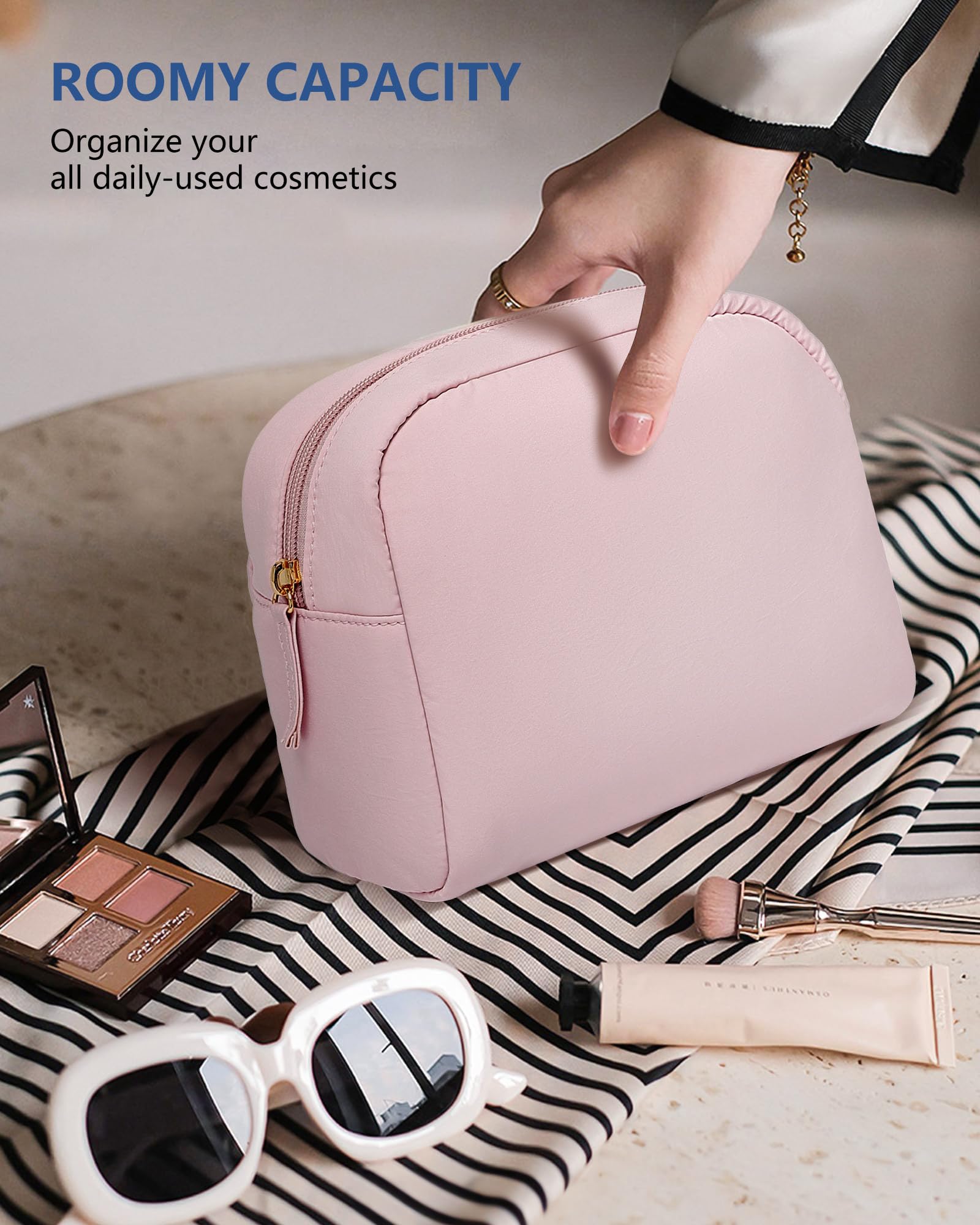 Women's Travel Duffle Bag - Waterproof Weekender Overnight Bag with Toiletry Pocket & Wet Compartment - Perfect for Gym, Yoga, Hospital & Weekend Getaways - Pink