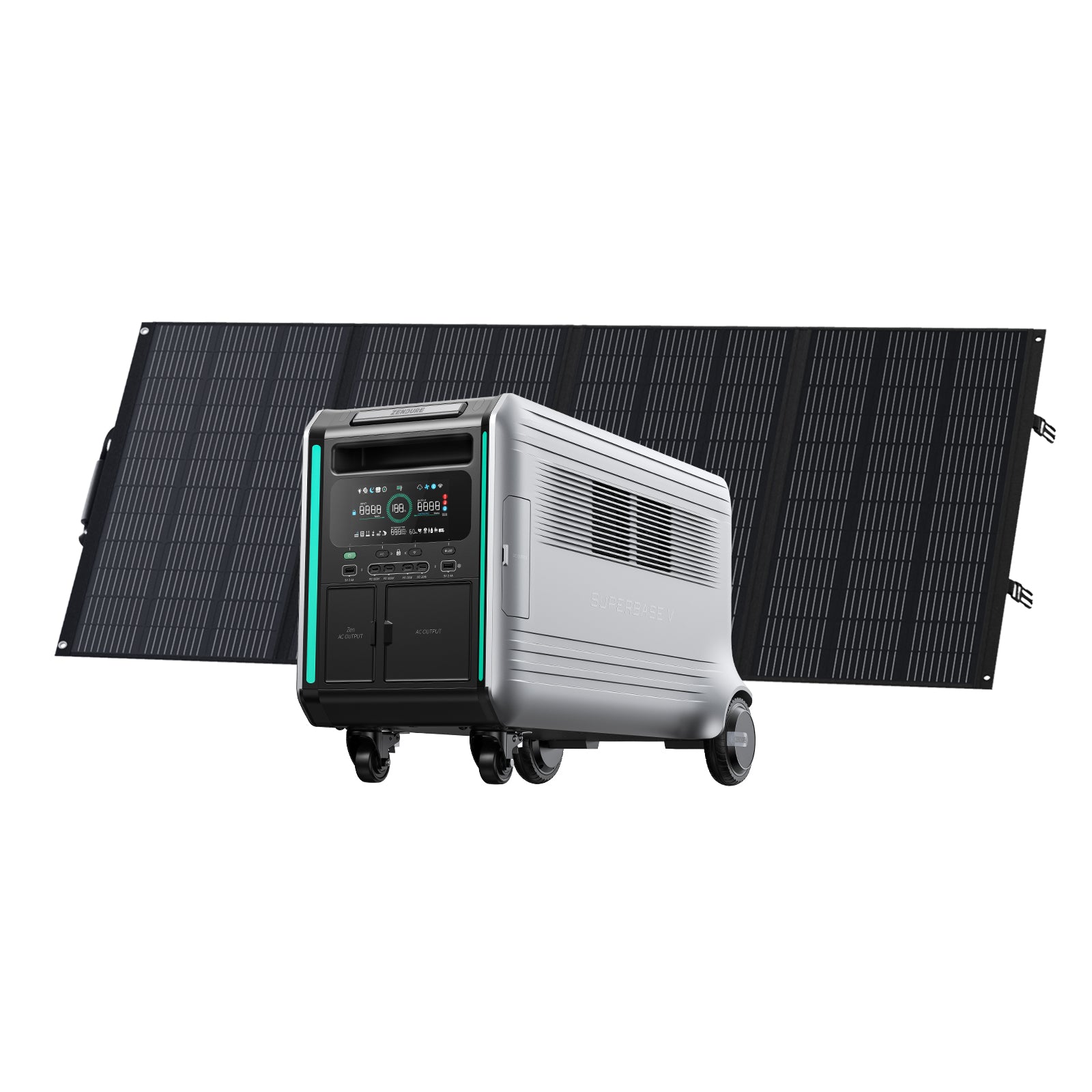 Zendure SuperBase V4600 Portable Power Station | 4.6kWh Capacity, 120V/240V Dual Voltage Output | Perfect for Camping, RV Trips & Emergency Backup Power