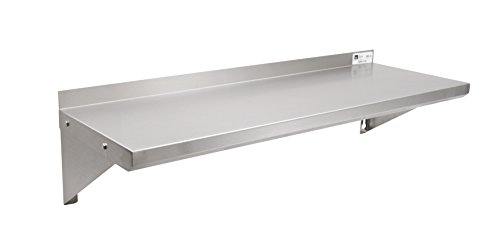 John Boos EWS8-1224 Stainless Steel Wall Shelf - 24