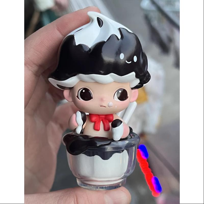 DIMOO Pop Mart KFC 35th Anniversary Bucket Series Snow Sundae Collectible Figure - Limited Edition Cute Blind Box Toy for Display, Gift & Anime Collection (Perfect for Home Decor, Office Display & Kawaii Lovers)