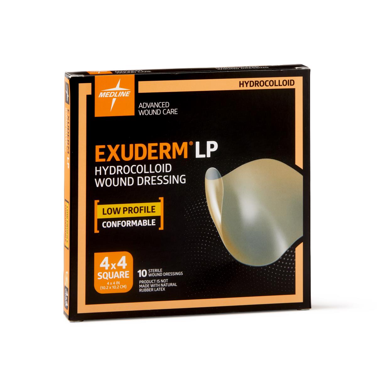 Exuderm Thin Hydrocolloid Wound Dressing for Blisters, Cuts & Pressure Sores - Medical Grade Adhesive Bandage for First Aid & Post-Surgery Care