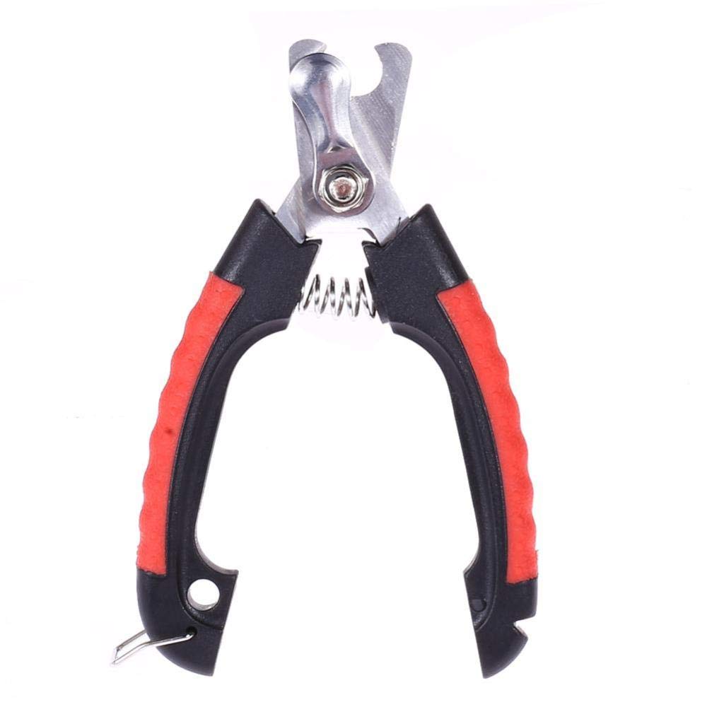 Professional Stainless Steel Pet Nail Clippers for Dogs & Cats - 2 Pack with Safety Lock | Gentle Grooming Scissors for Safe Nail Trimming | Perfect for Home Pet Care & Grooming Kits