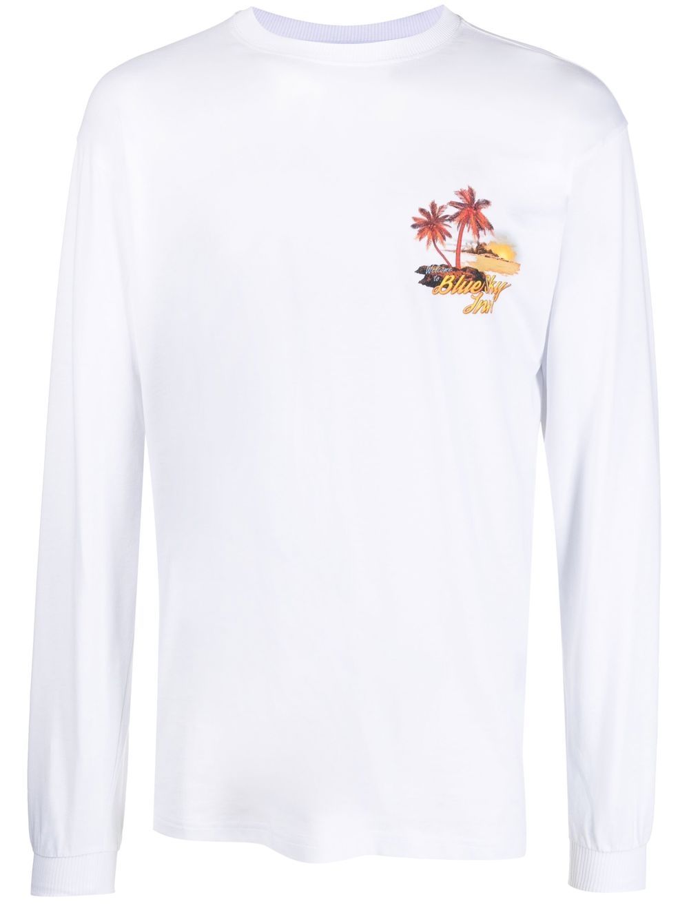 BLUE SKY INN Premium Cotton T-Shirts & Polo Shirts for Men - Classic White Crew Neck Casual Tees - Perfect for Everyday Wear, Office & Weekend Outings