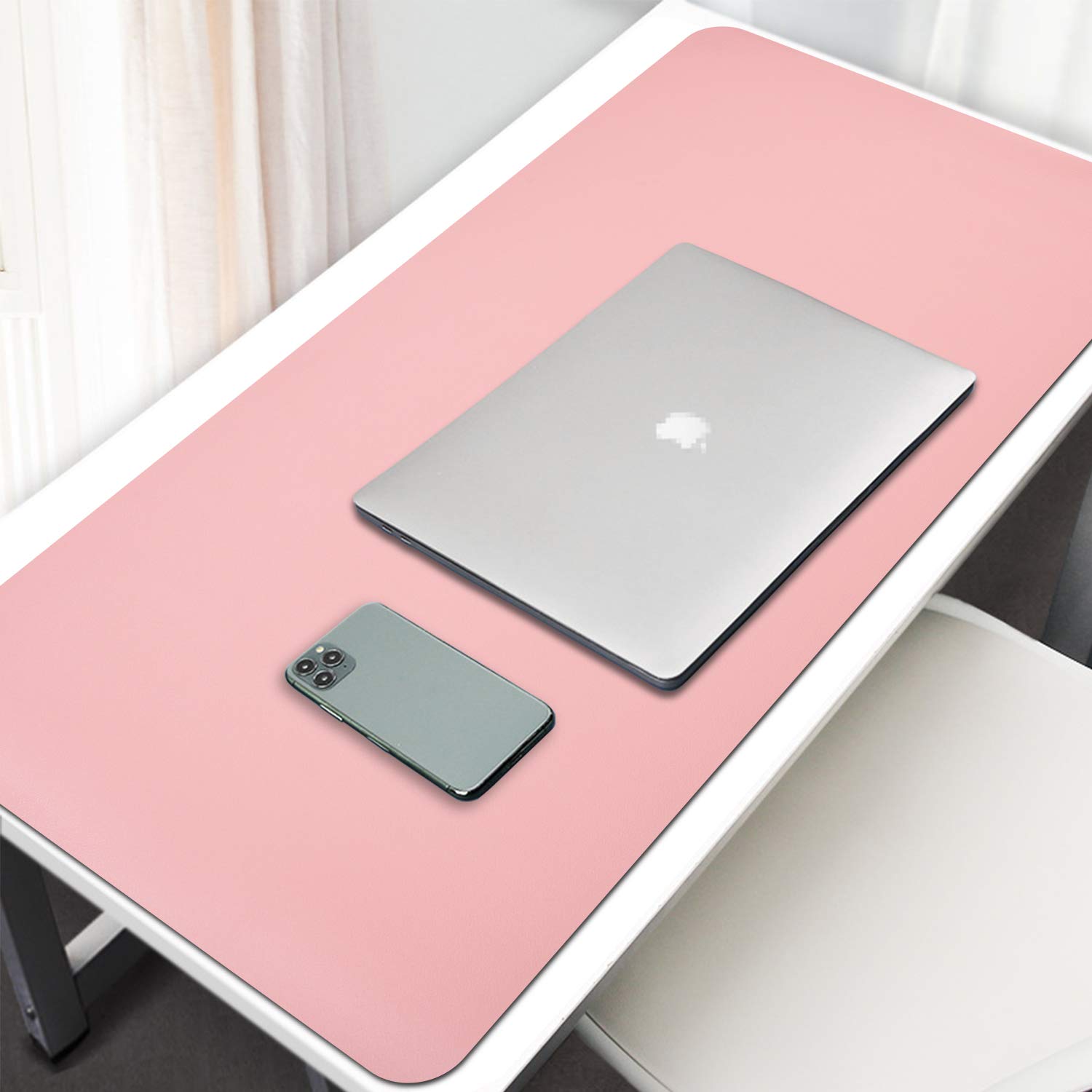 Premium Dual-Sided Leather Desk Pad (35.4