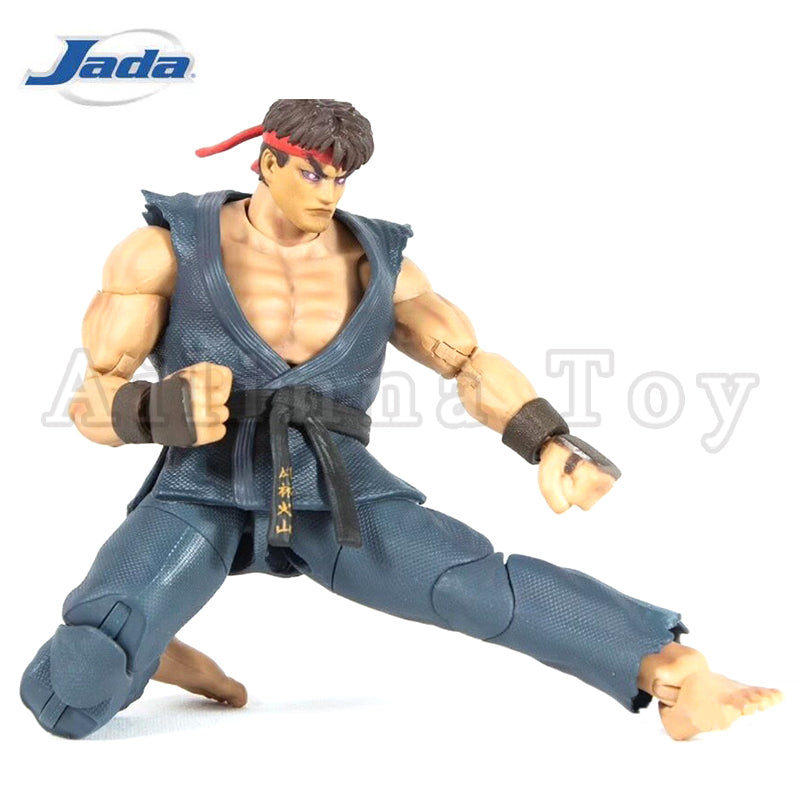Jada Toys 1/12 Scale 6-Inch Evil Ryu Action Figure - Ultra Street Fighter II: The Final Challengers Collectible for Display & Gaming Enthusiasts