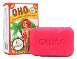 Beauty Hub Oho Gluta White Collagen Soap (100g) - Skin Brightening & Whitening Face & Body Cleanser for Glowing Complexion | Perfect for Daily Skincare Routine & Acne Treatment