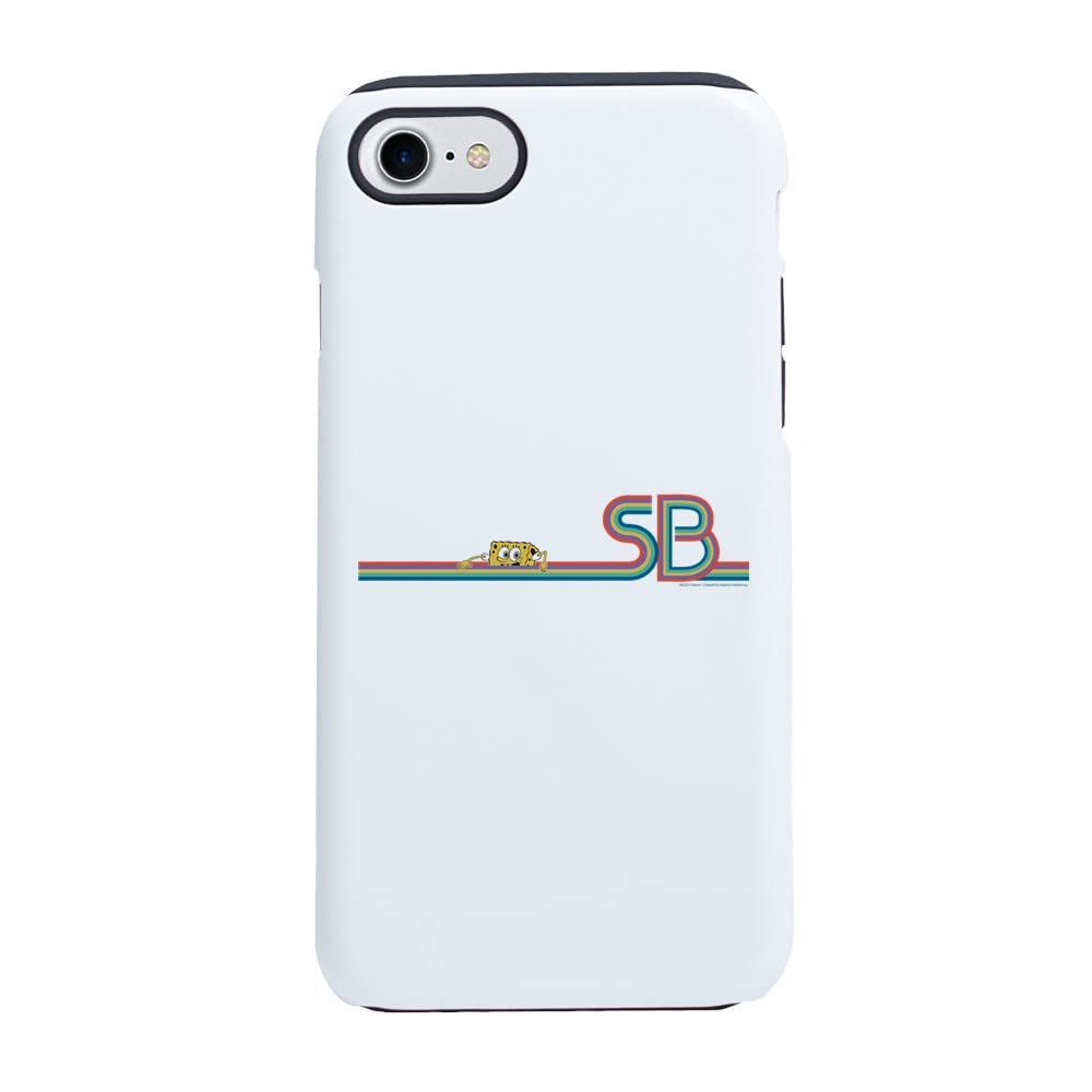 Spongebob Squarepants iPhone 8/7 Tough Protective Case - Durable Shell Cover for iPhone 8 Plus/7 Plus - Perfect for Fans, Daily Use & Gift Giving