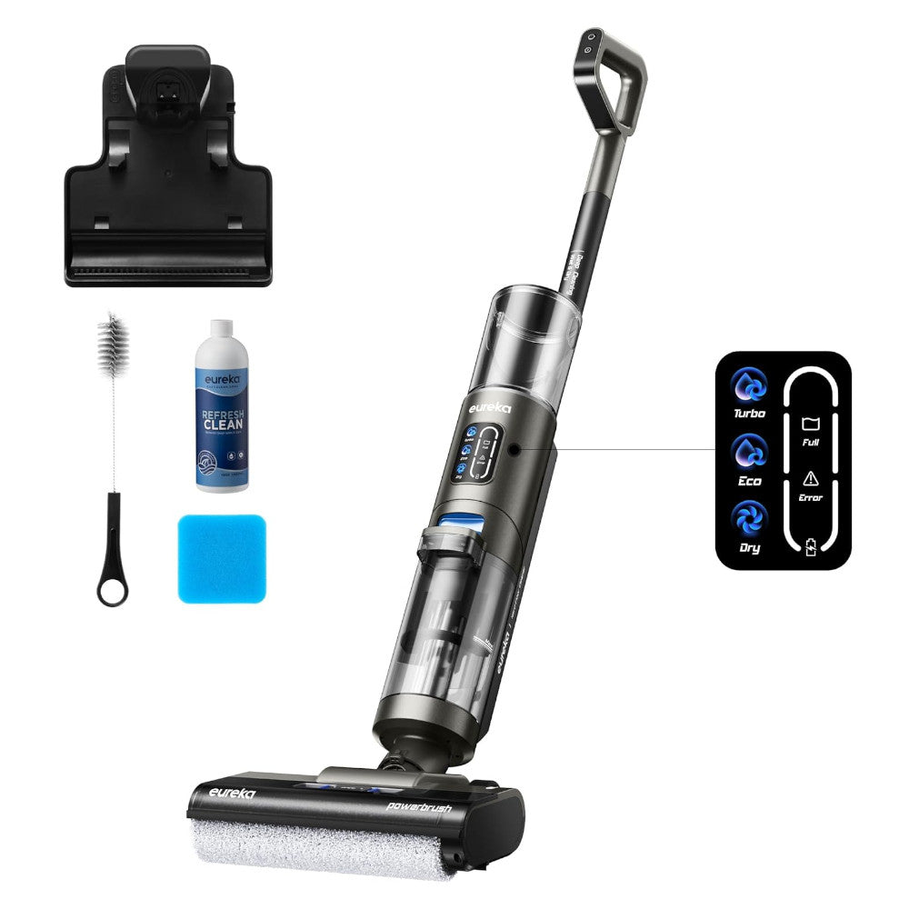 EUREKA NEW430BL RapidWash Wet Dry Vacuum Cleaner with Self-Cleaning Function | Home Essentials Warranty | Perfect for Hardwood Floors, Carpets & Pet Hair Removal