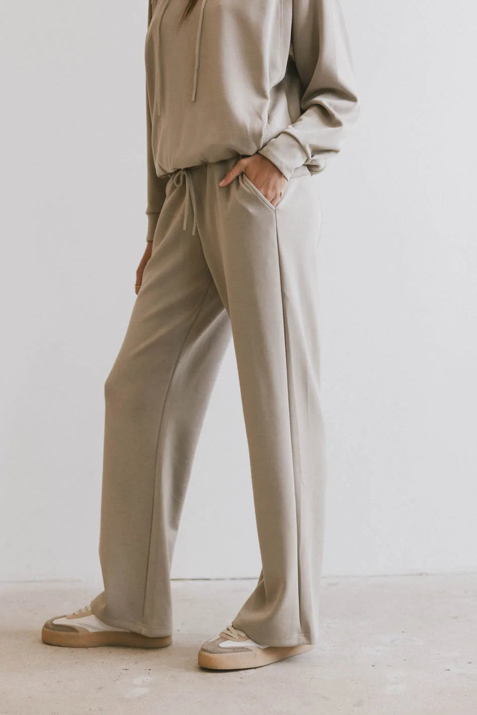 Flow State Pants in Taupe - Premium Comfort & Style for Yoga, Lounge & Travel | Final Sale