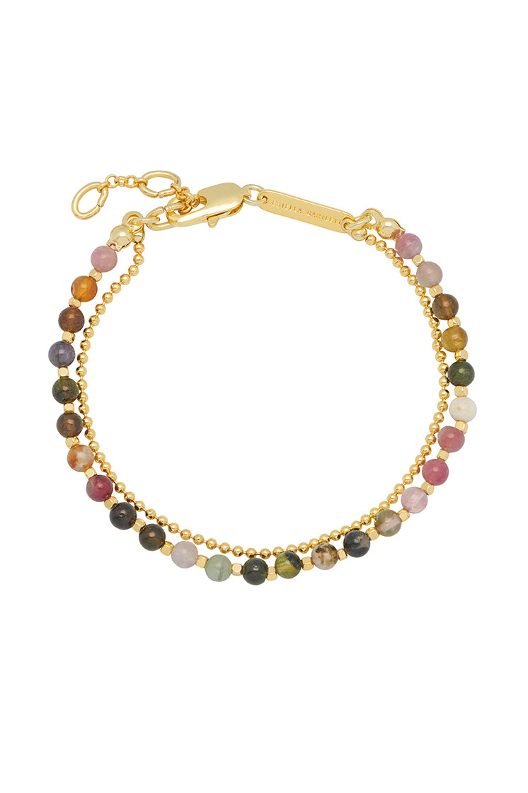 Gemstone Duo Bracelet for Women - Healing Crystal Beaded Bracelet for Positive Energy & Protection - Perfect for Yoga, Meditation & Everyday Wear